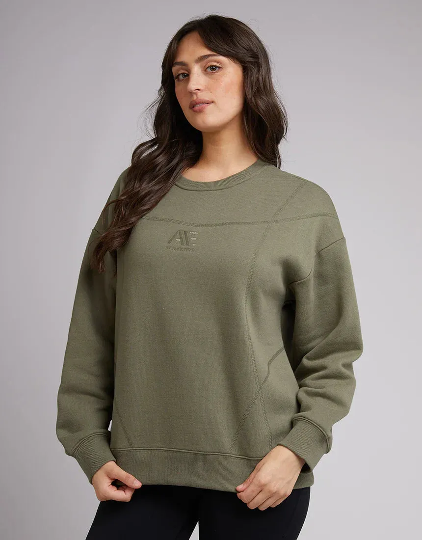 A.A.E ACTIVE - Tonal crew - Khaki! 6-10