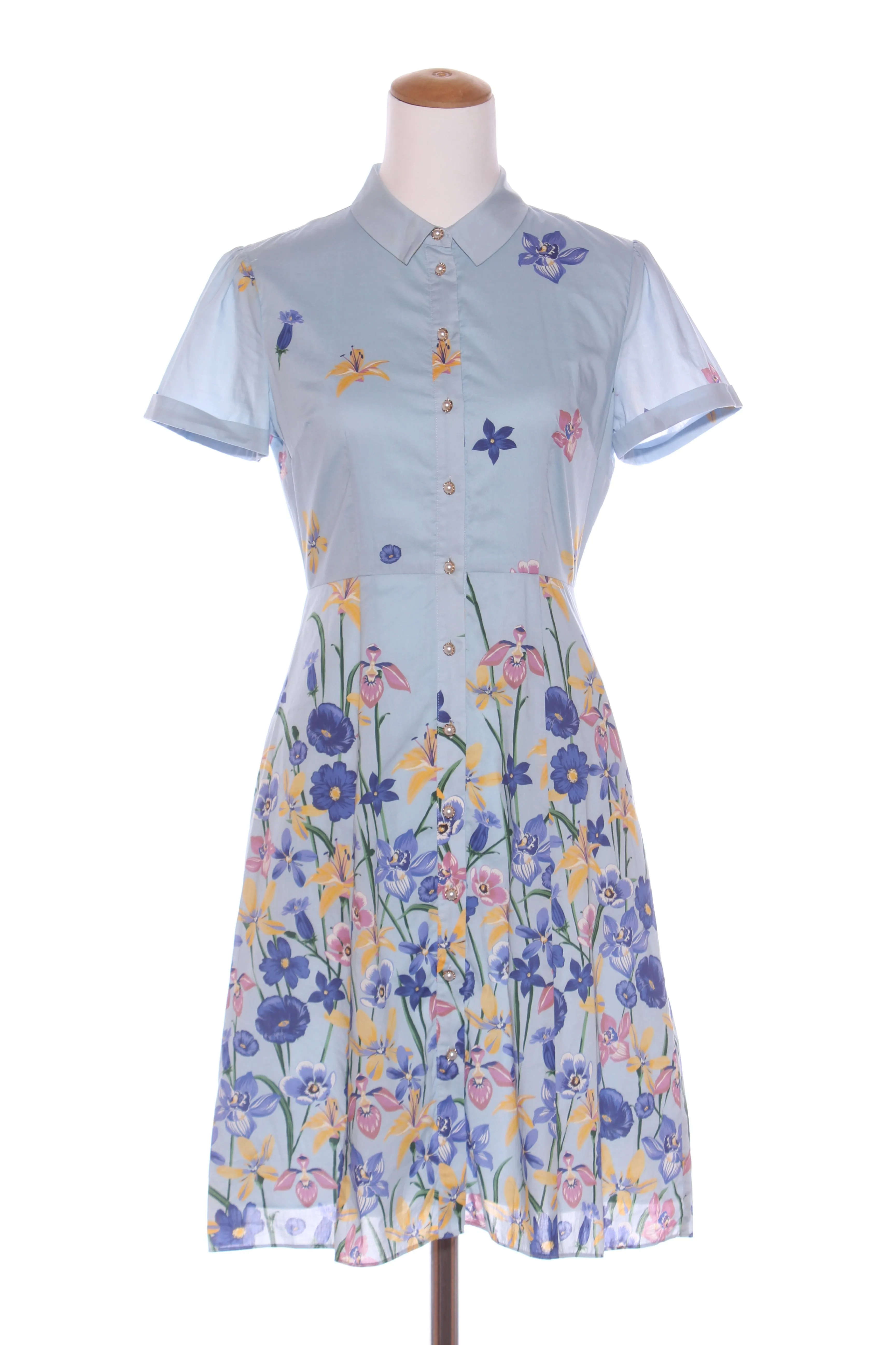 ALANNAH HILL - Floral cotton shirt dress! 8