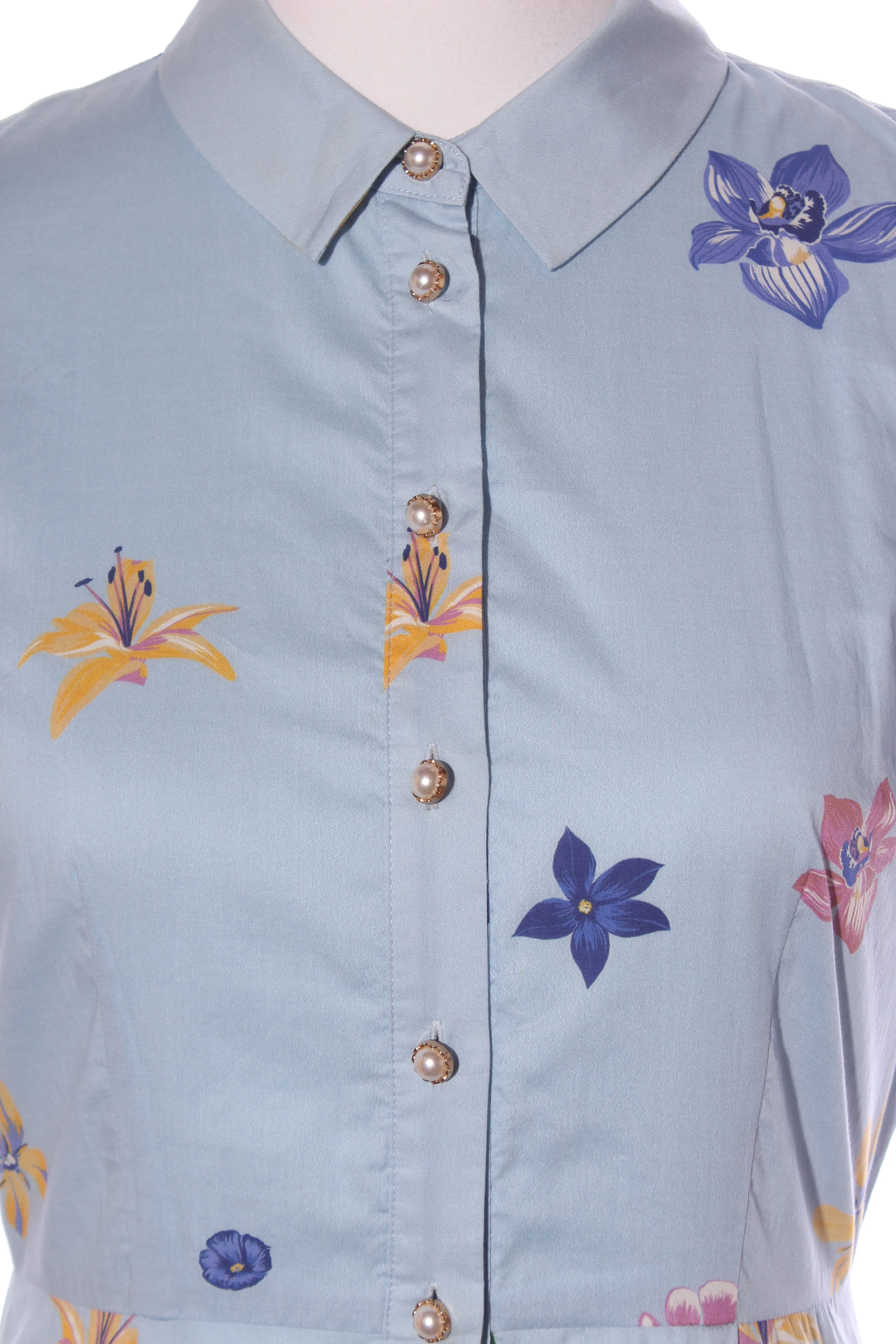 ALANNAH HILL - Floral cotton shirt dress! 8