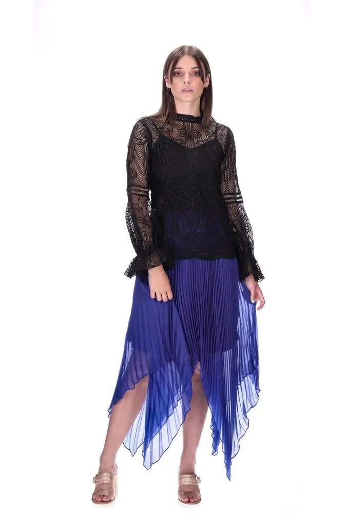 AMAYA - Ashton pleat skirt - Cobalt! 8