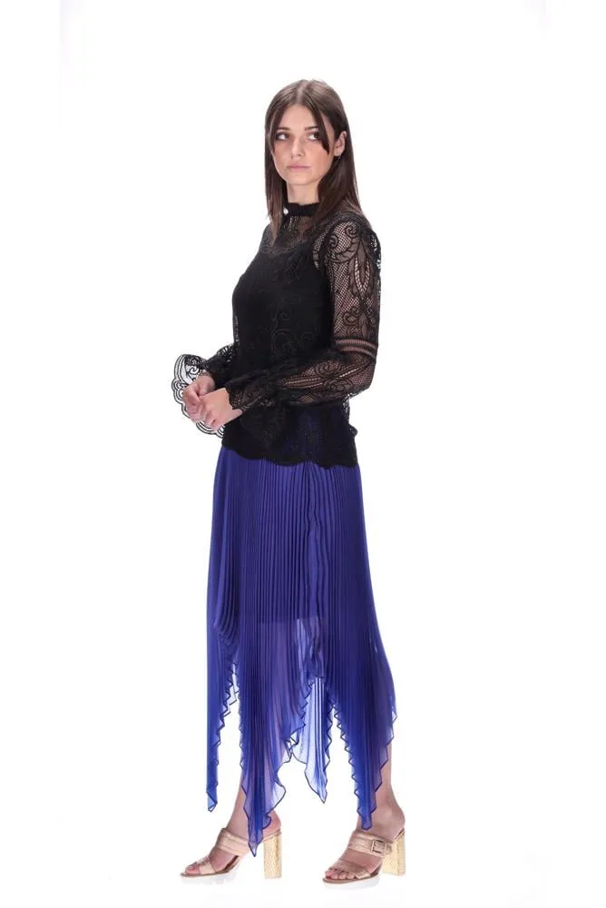 AMAYA - Ashton pleat skirt - Cobalt! 8