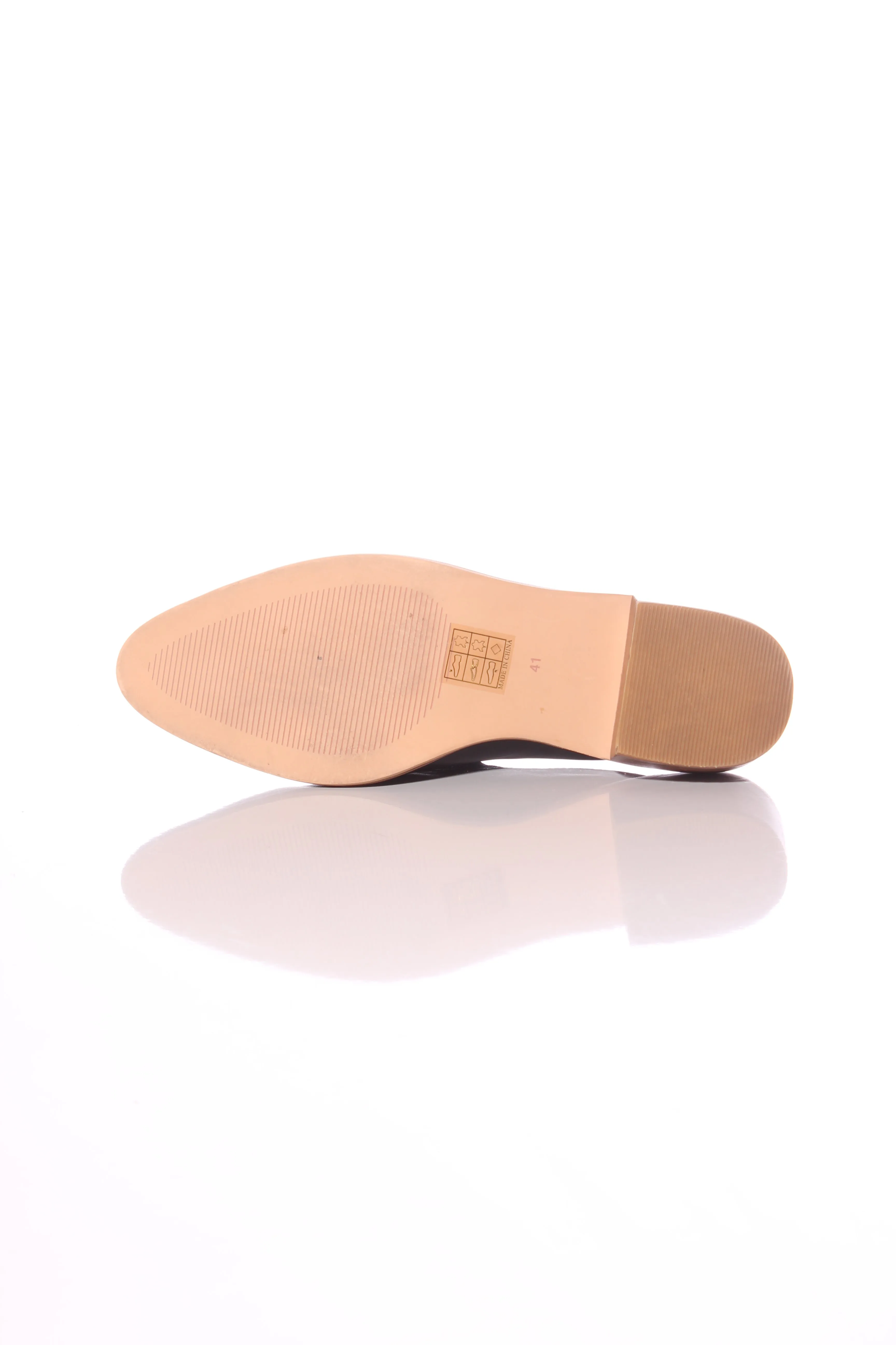 ANDREA BIANI "Yves" leather studded mules! 41