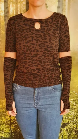 APART - Animal print jumper with detached sleeves! 12