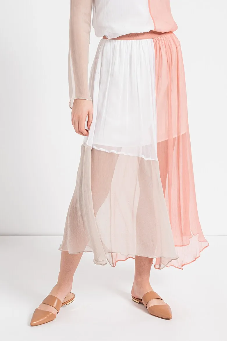 ARMANI EXCHANGE (LN) Colour block sheer skirt! 14