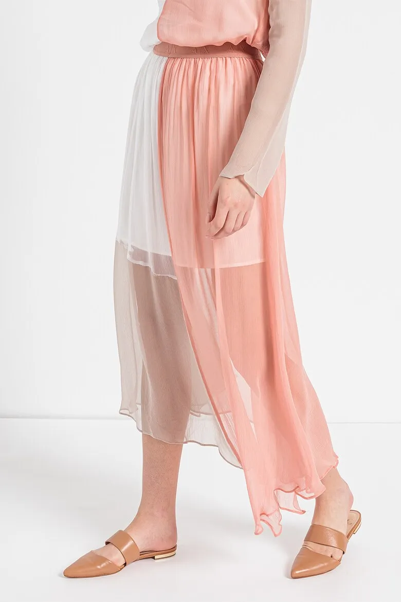 ARMANI EXCHANGE (LN) Colour block sheer skirt! 14