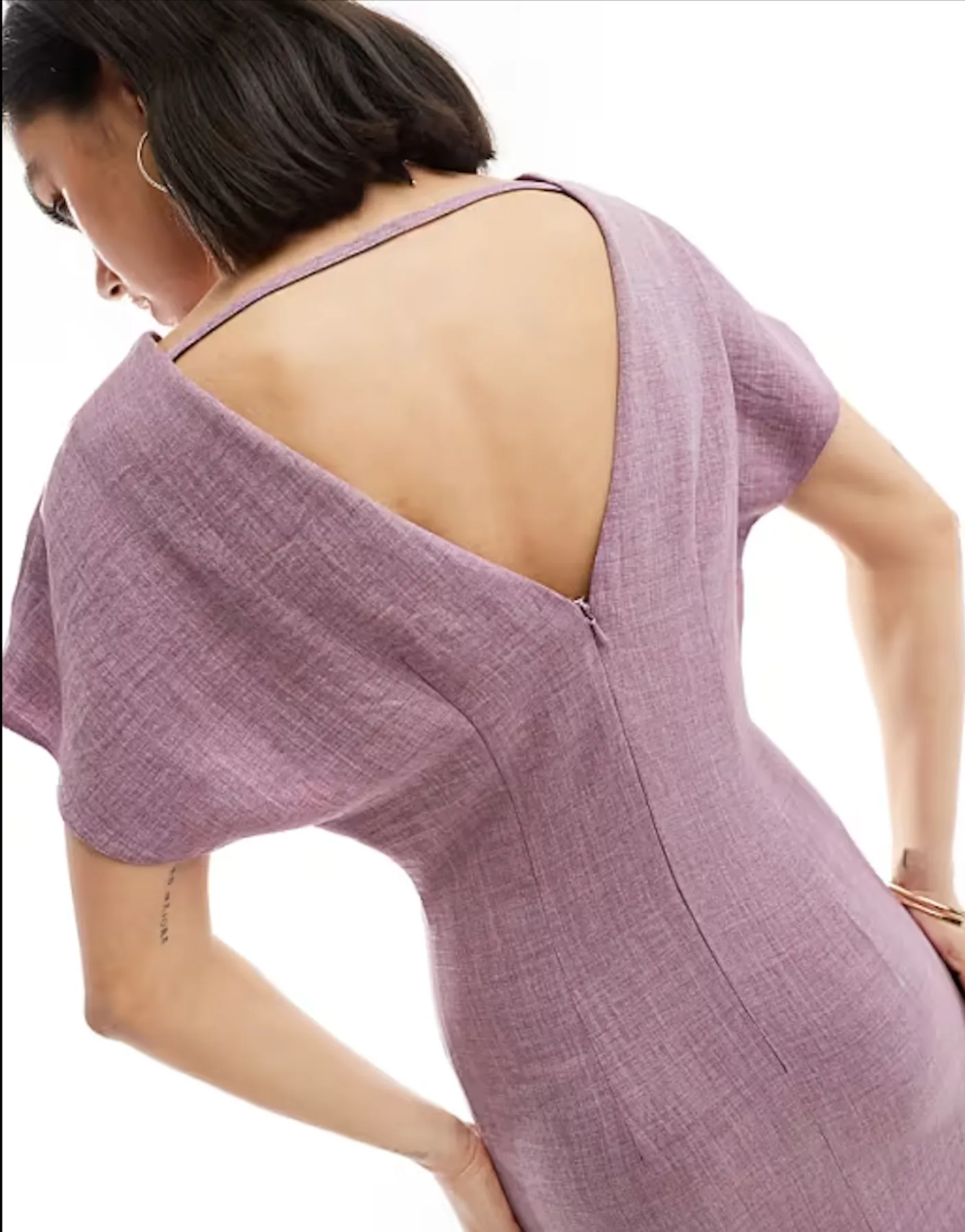ASOS (LN) Angel sleeve midi dress - Lavender! 14