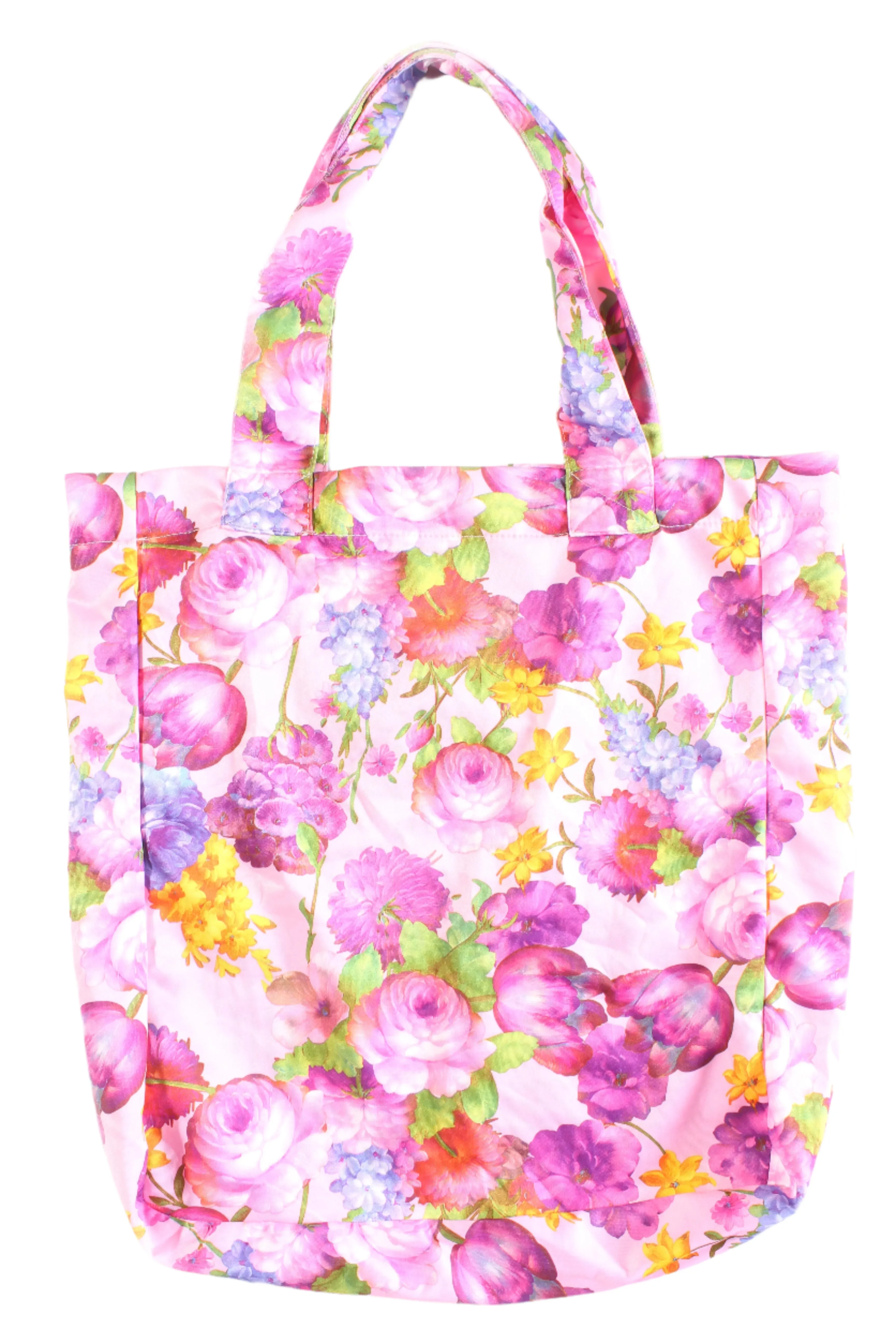 AUGUSTINE - Pink floral tote bag!