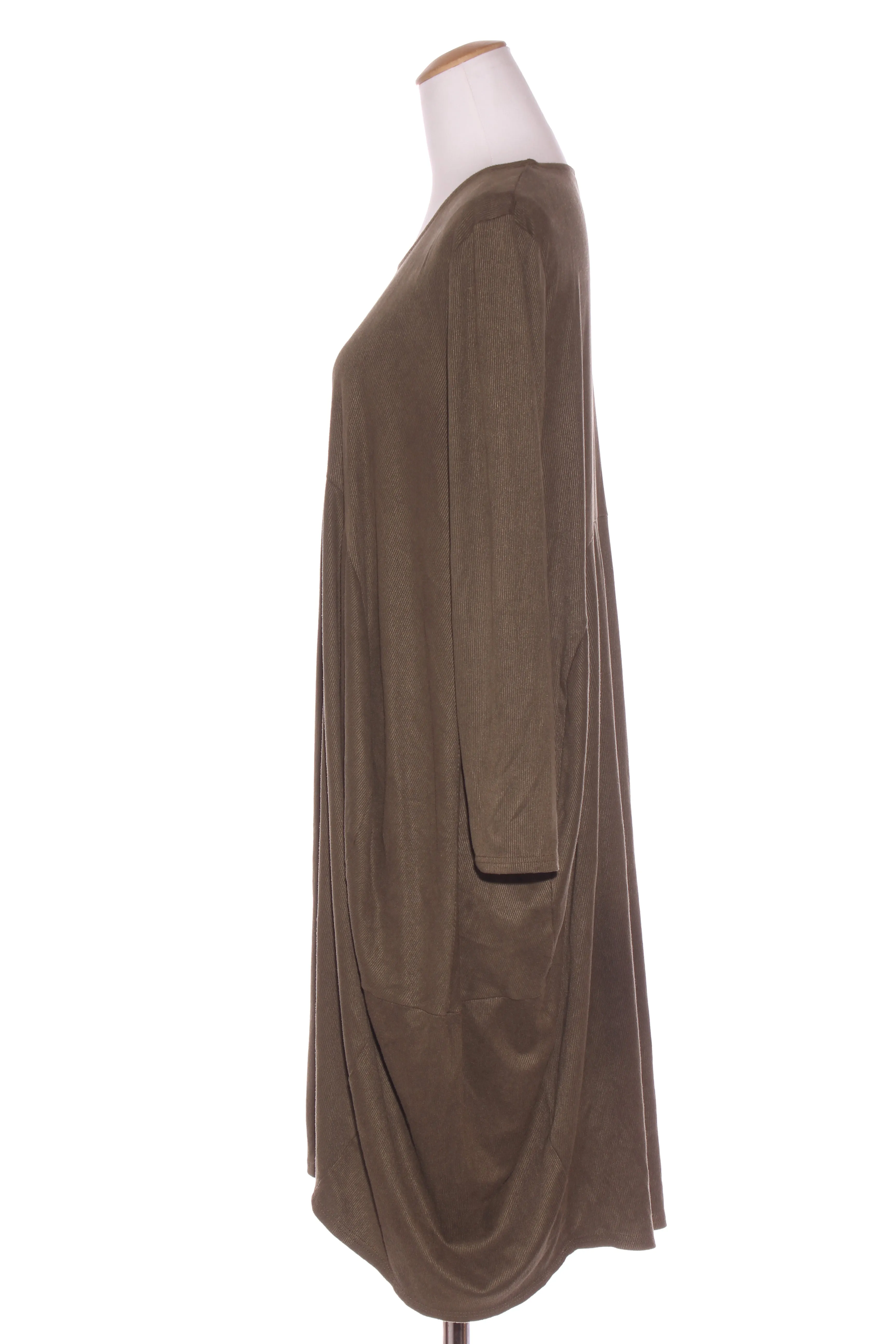 BLACKSTONE - Fine corduroy khaki dress! 18
