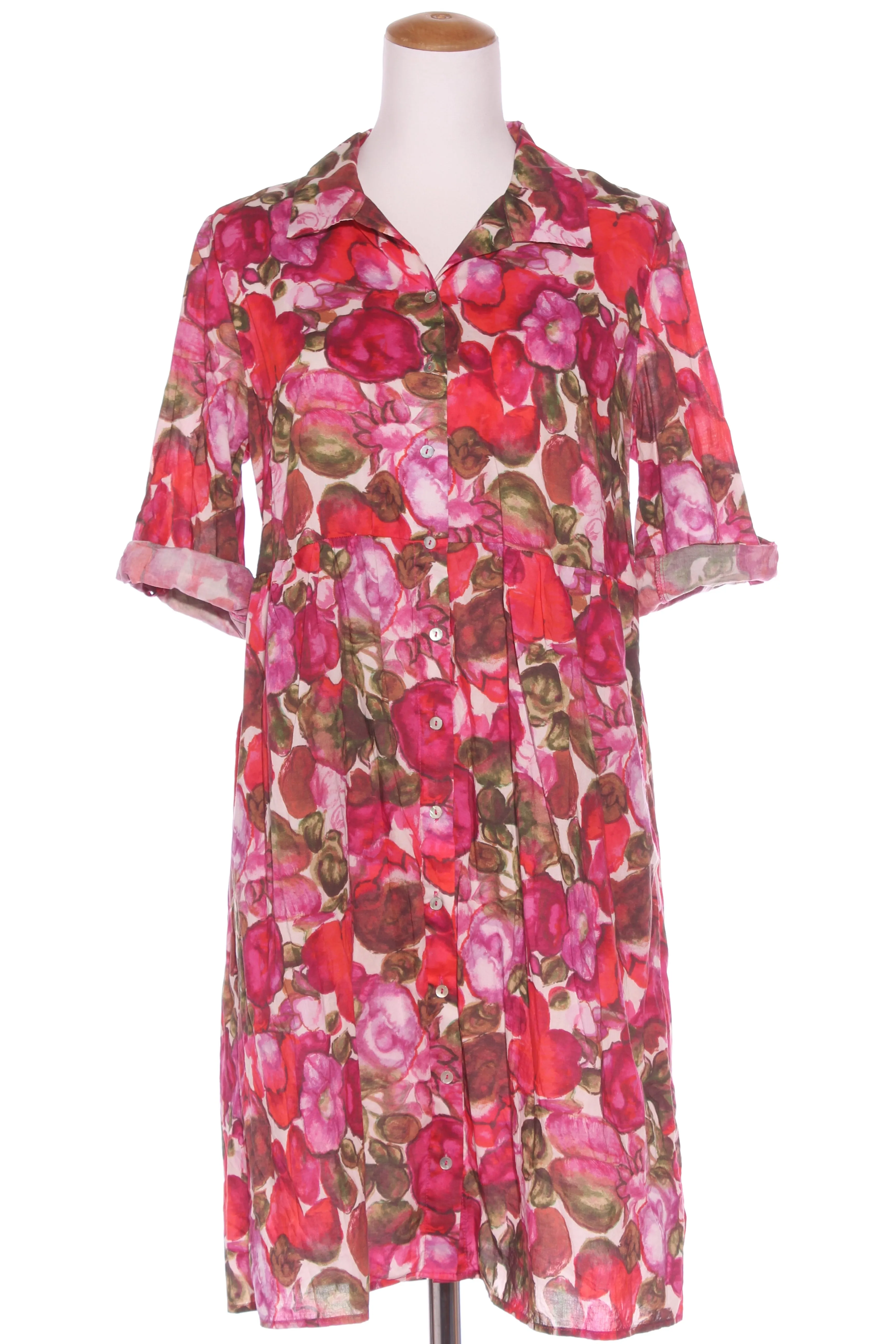 BLUE ILLUSION - Organic cotton shirt dress/duster! 12