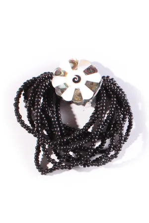 (BN) Beaded shell   Paua bracelet!
