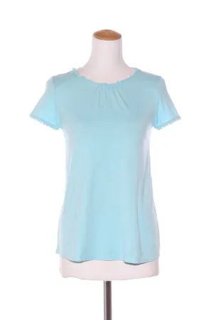 BODEN - Ruffle trim skyblue tee! 6