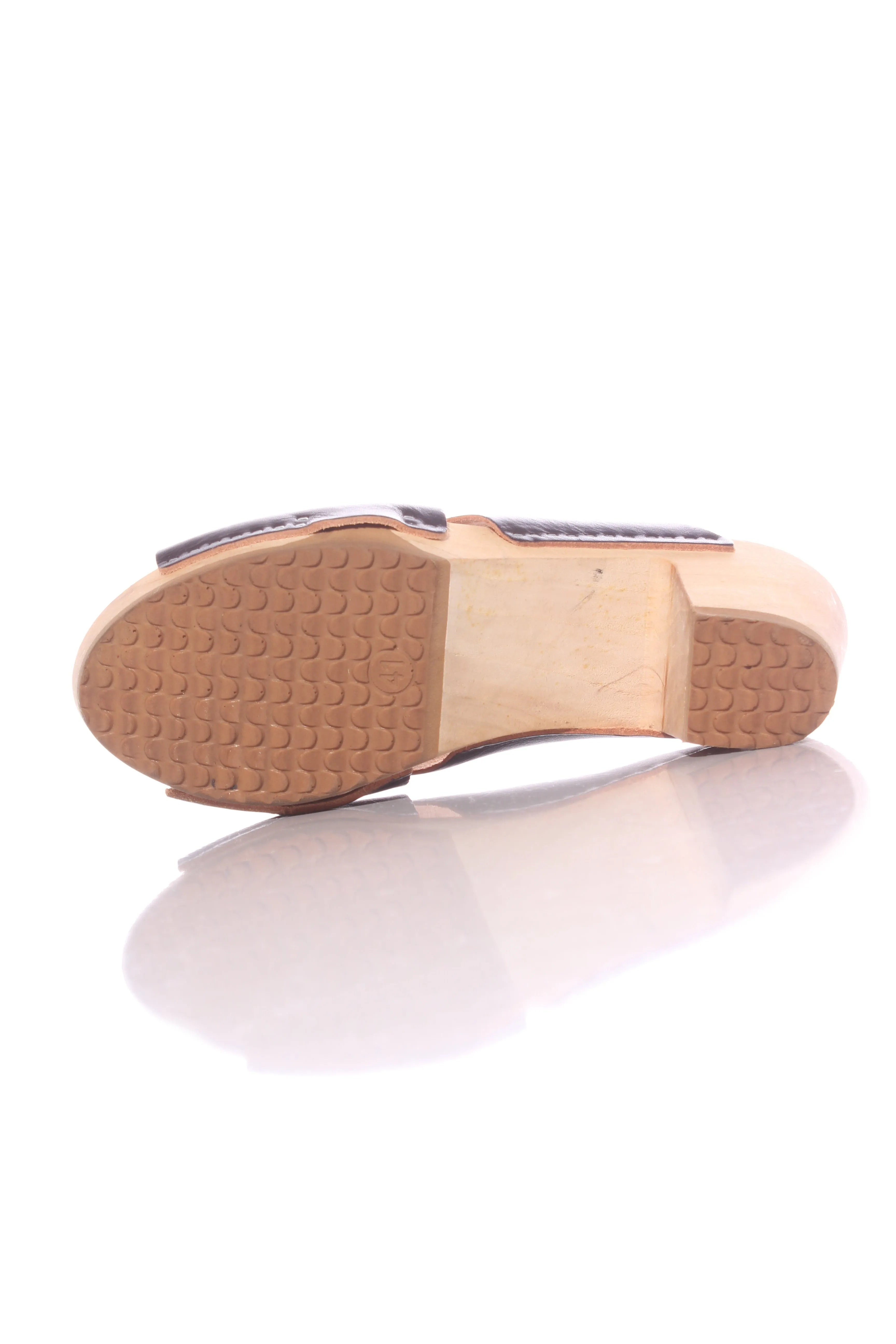 BOSABO - Leather   wood heels! 41