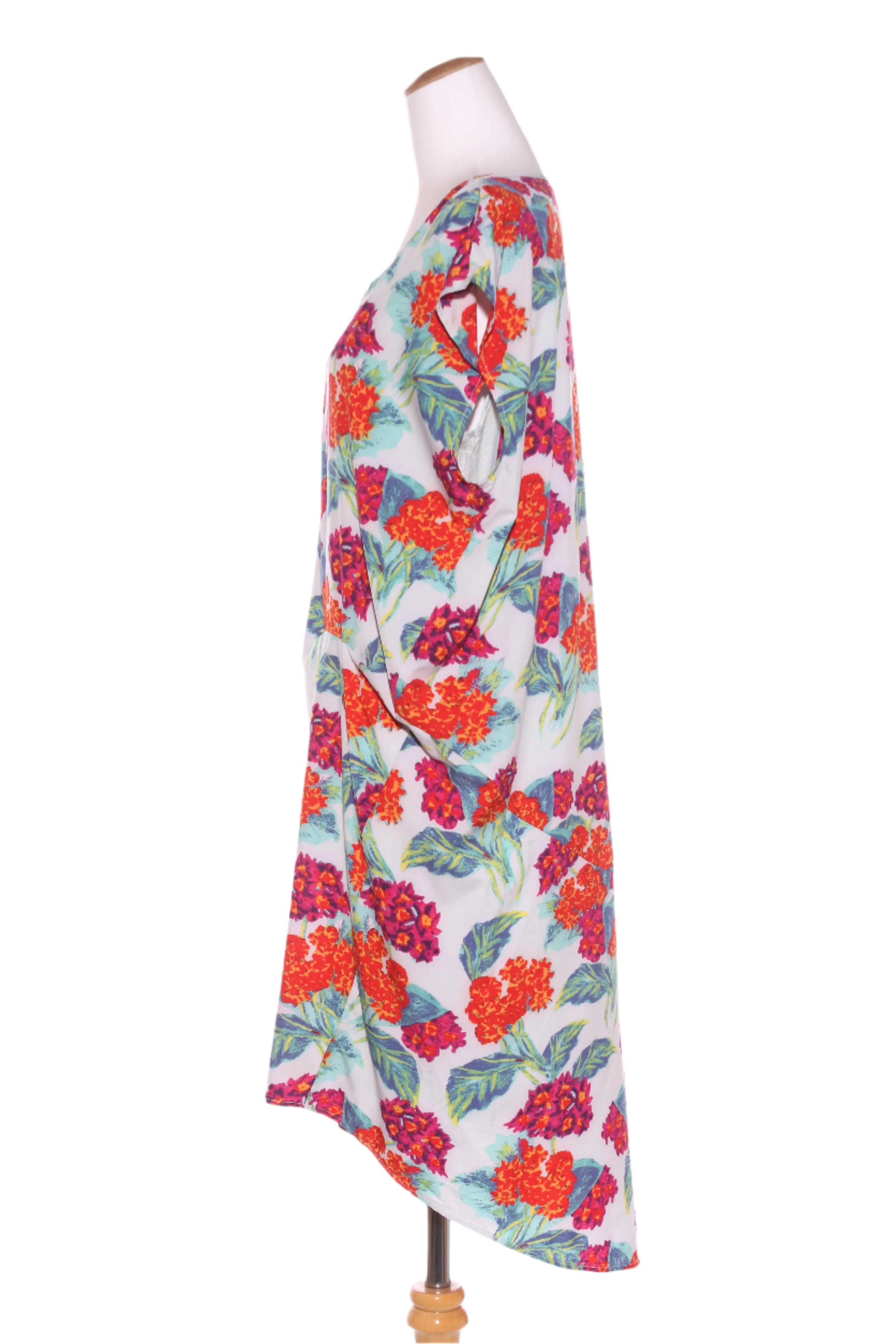 CHARLO - Floral print pleat detail dress! 14
