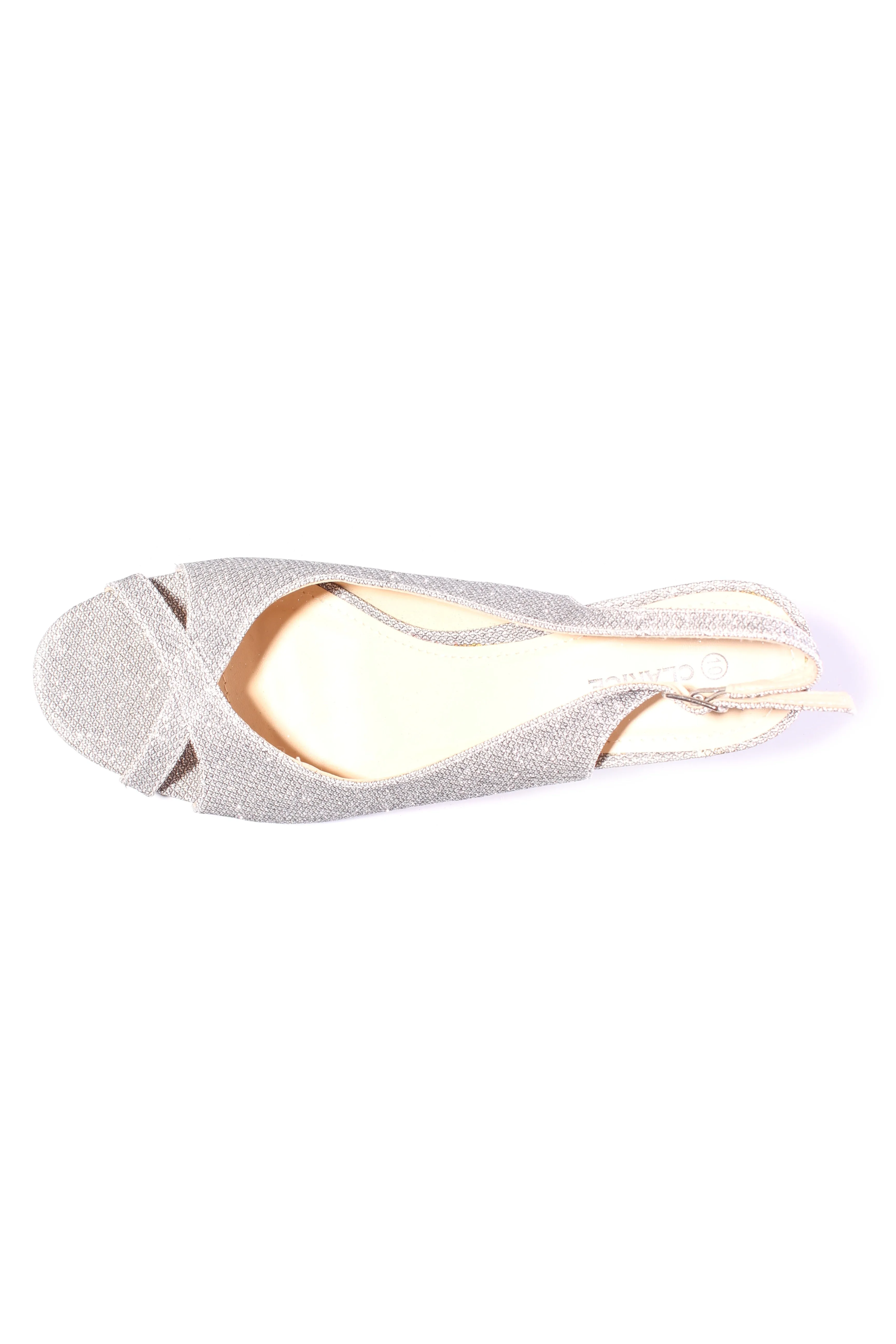 CLARICE (LN) Sparkly silver party heels! 10