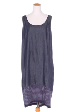 CODE by Euphoria (NZ) Patterned hem chambray dress! 20