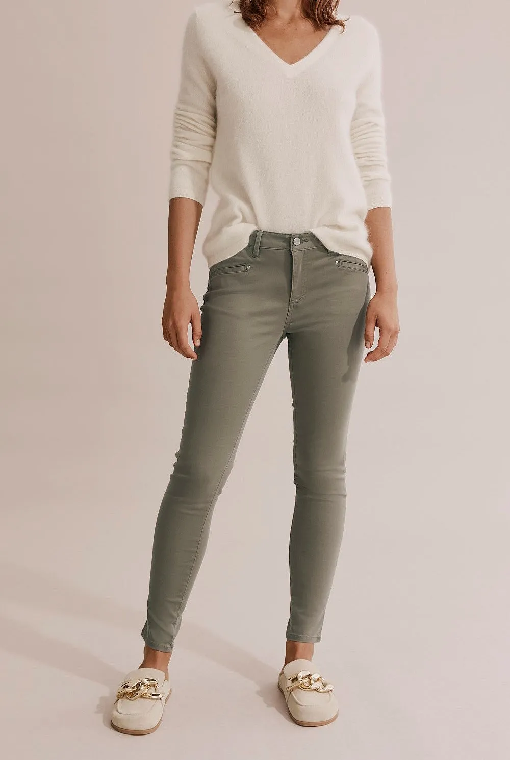 COUNTRY ROAD - Sateen jeans - Olive! 10