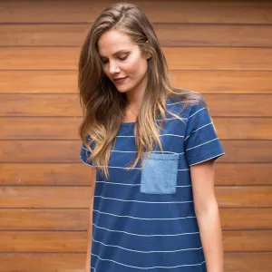 ELM - Stripe pocket dress! 10-12