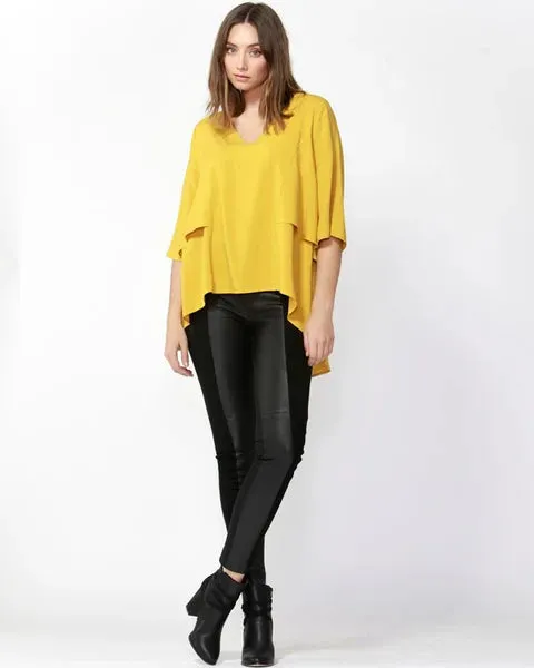 FATE   BECKER - Breezy high low hem top! 14