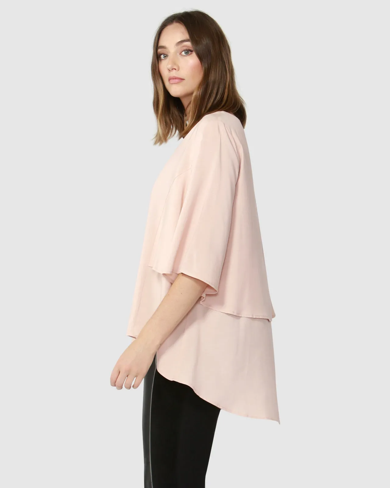 FATE   BECKER - Breezy high low hem top! 14
