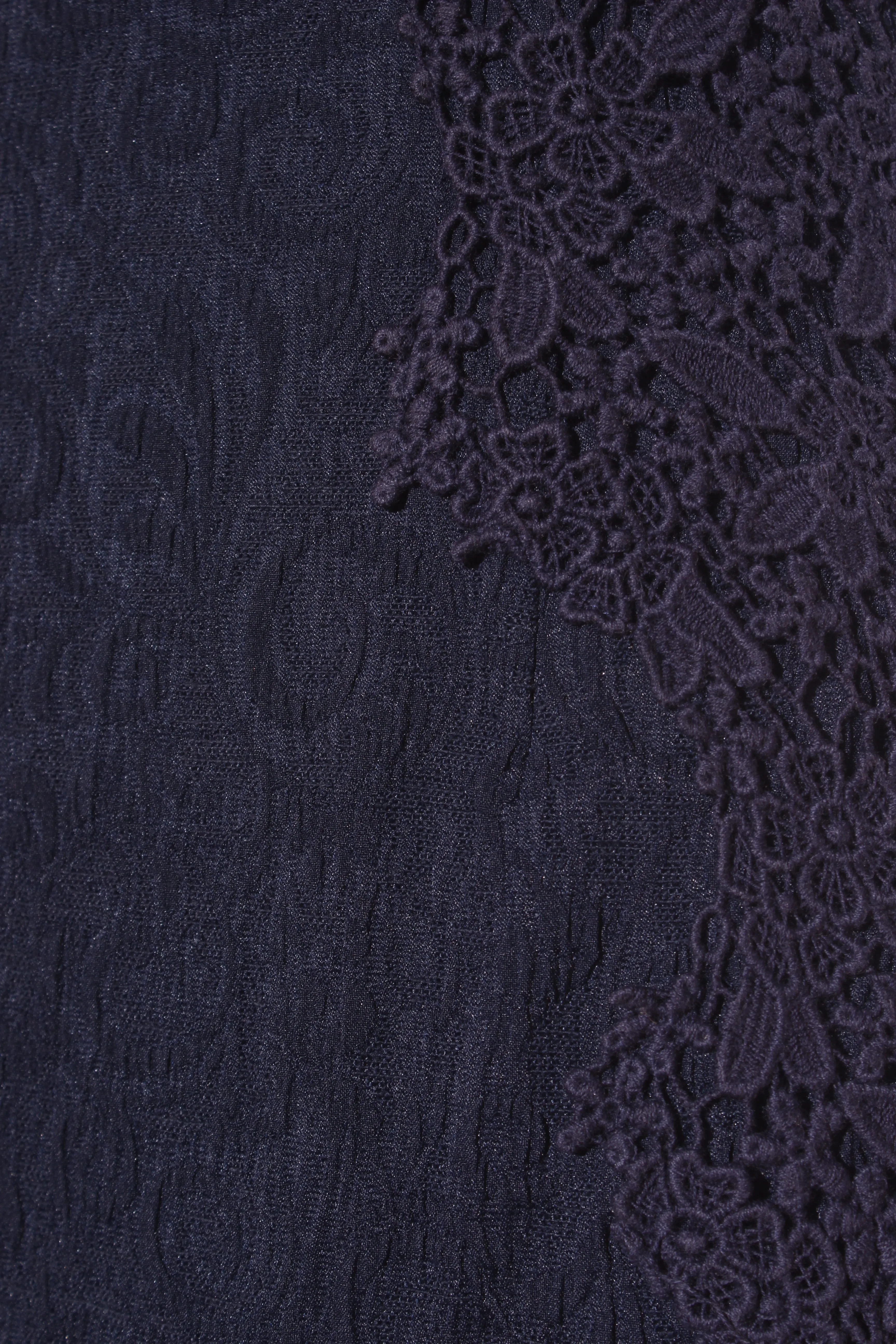 FOREVER NEW - Broiderie detail navy jacquard dress! 8
