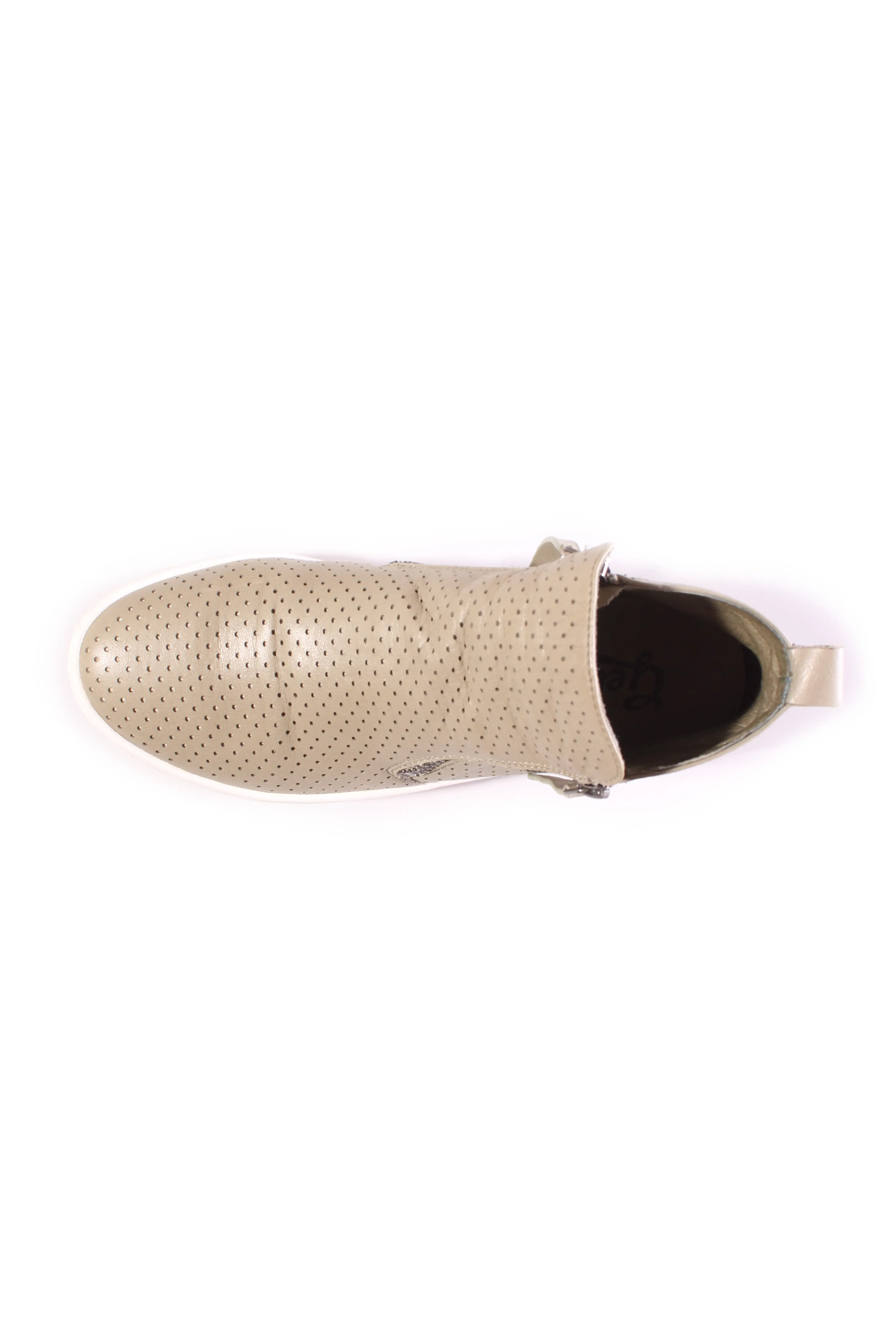 GELATO "Sunday" moss leather ankle boot! 39
