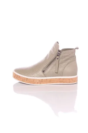 GELATO "Sunday" moss leather ankle boot! 39