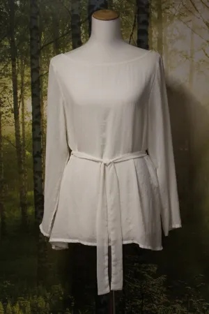 HARRIE & SAM - White chiffon top! 12