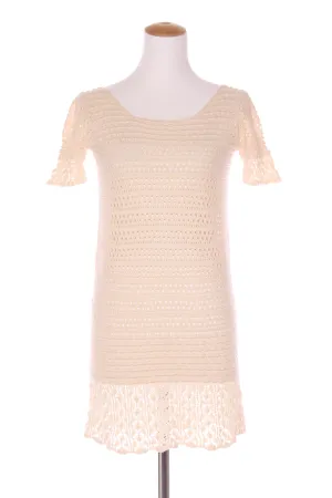 INDIGO - Linen/cotton crochet mini dress! 8