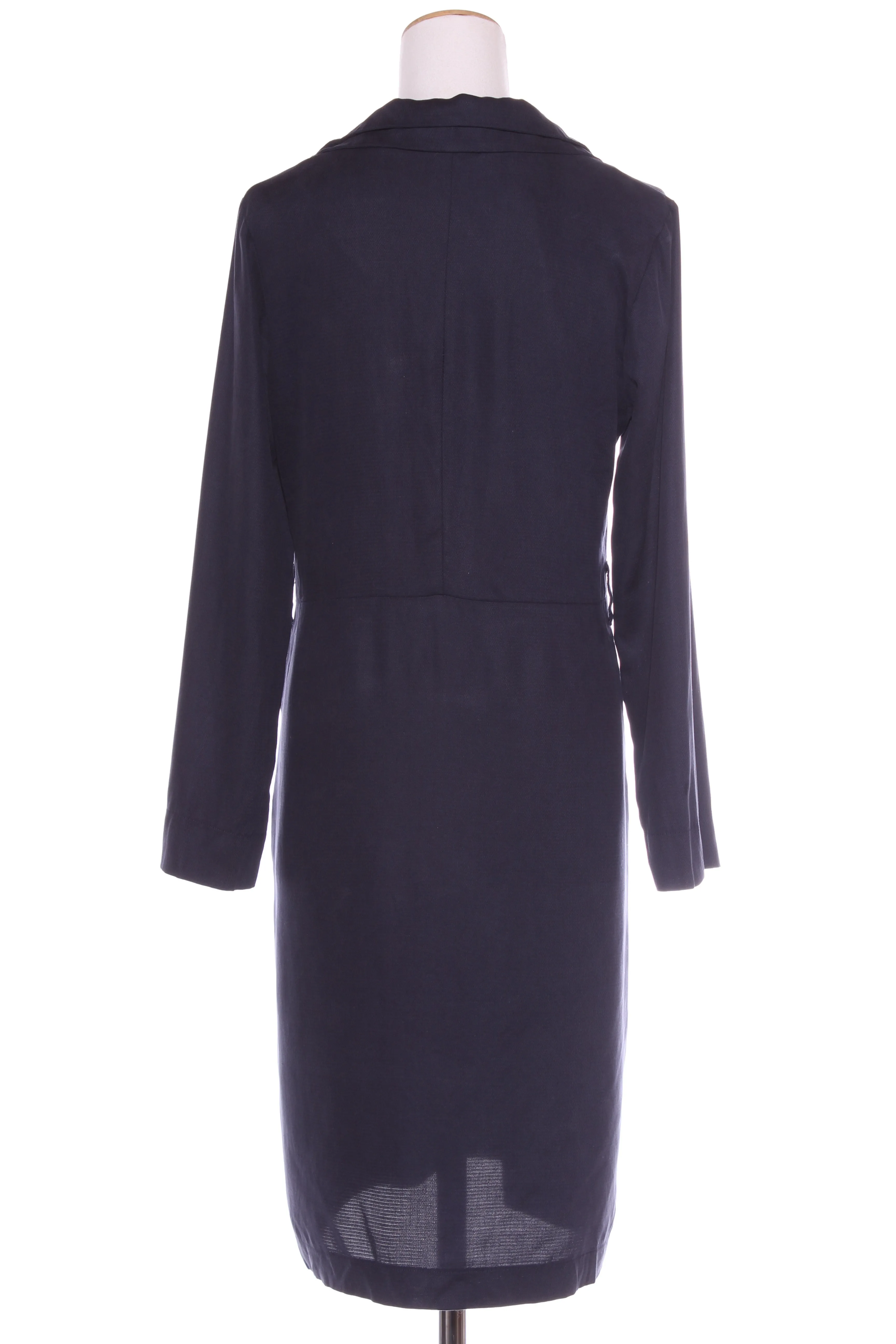 INGRID STARNES (NZ) Navy tencel dress with pockets! 10