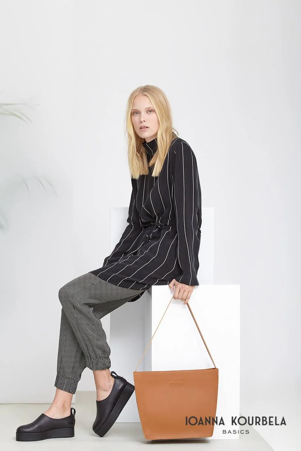 IOANNA KOURBELA (GR) Stripe cupro jogger pant! 12