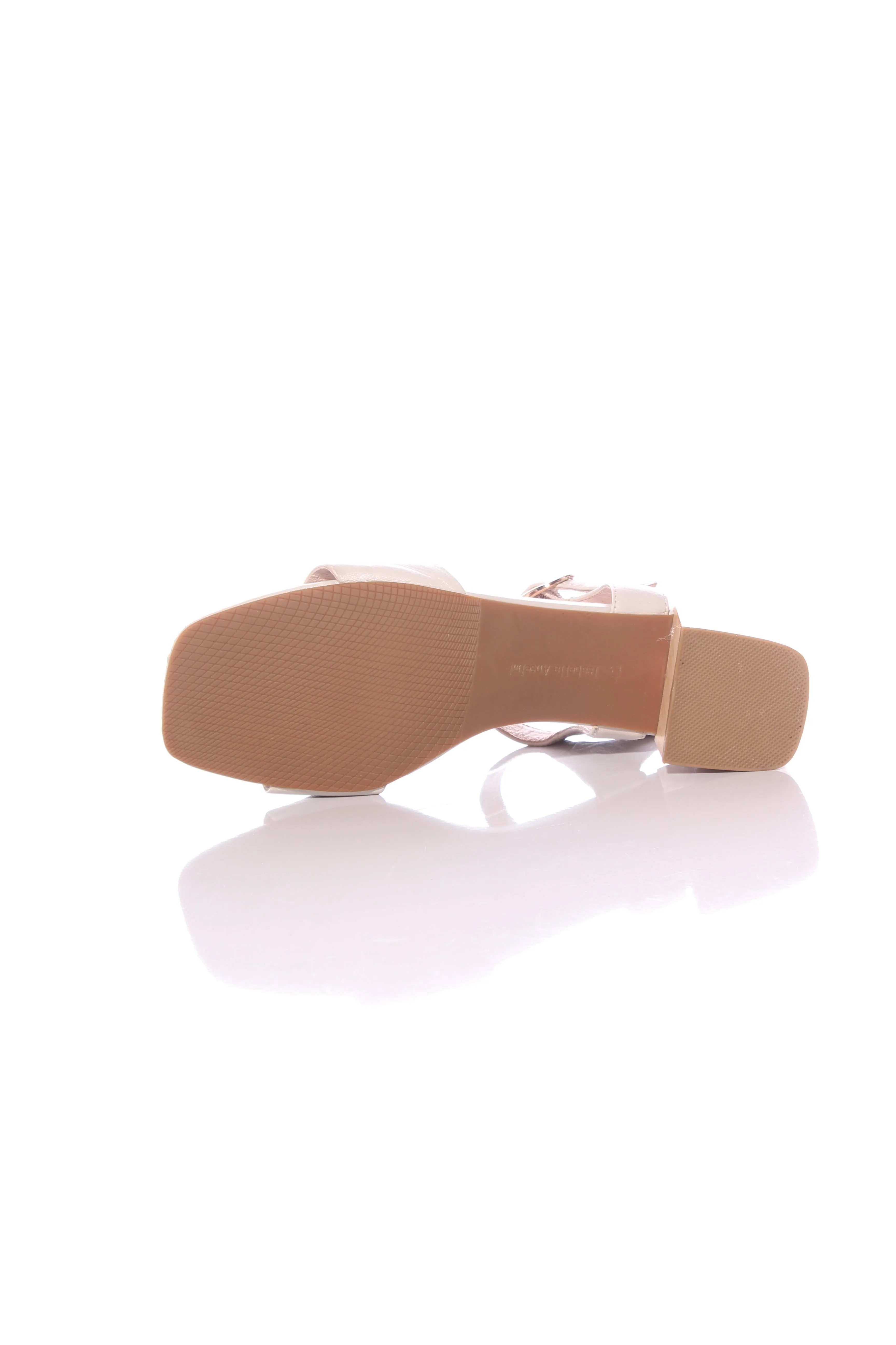 ISABELLA ANSELMI - Dove grey leather sandals! 42