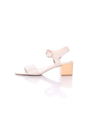ISABELLA ANSELMI - Dove grey leather sandals! 42