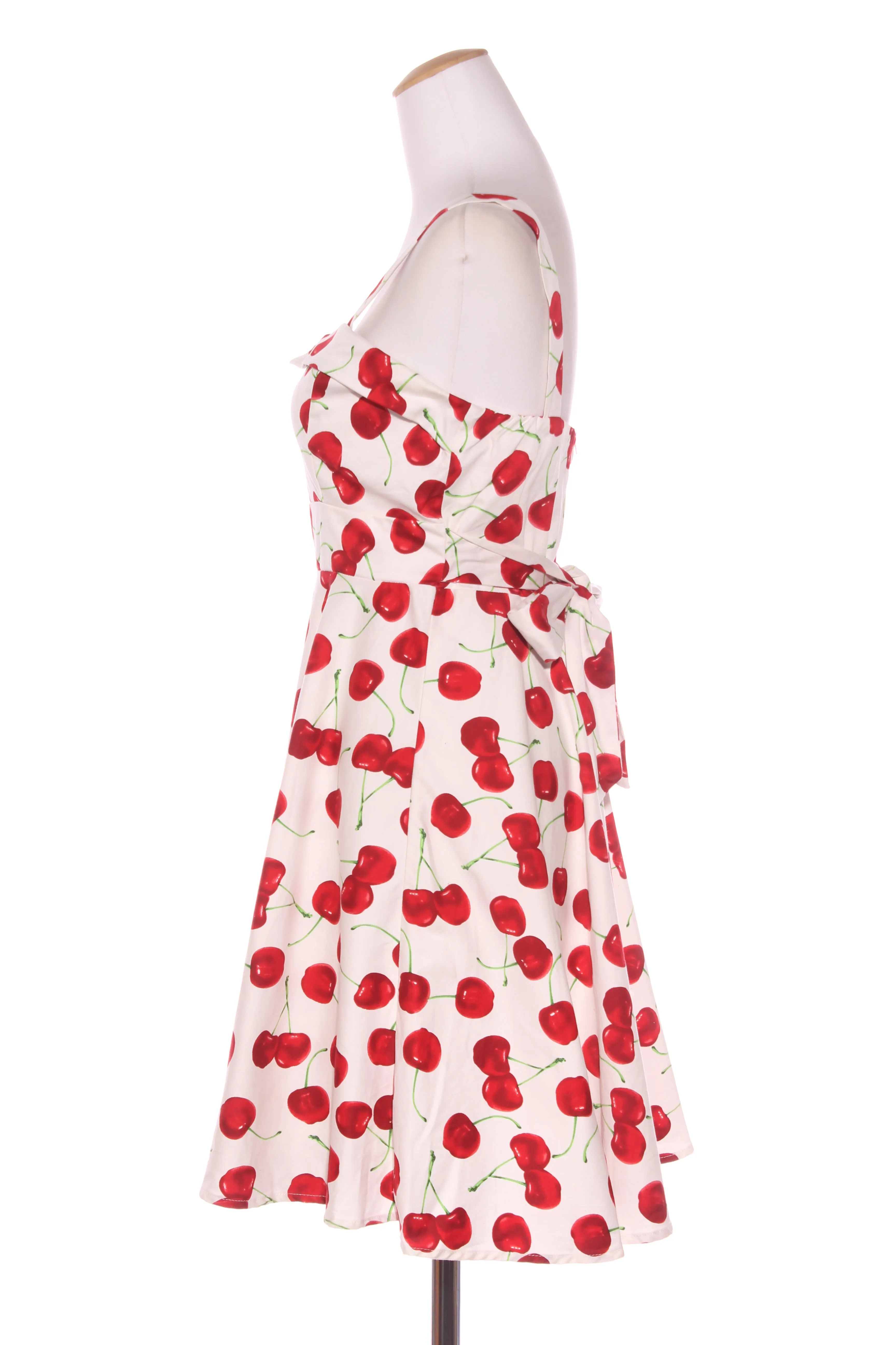 IXIA (USA) Cherry print retro swing dress! 12