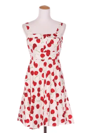 IXIA (USA) Cherry print retro swing dress! 12