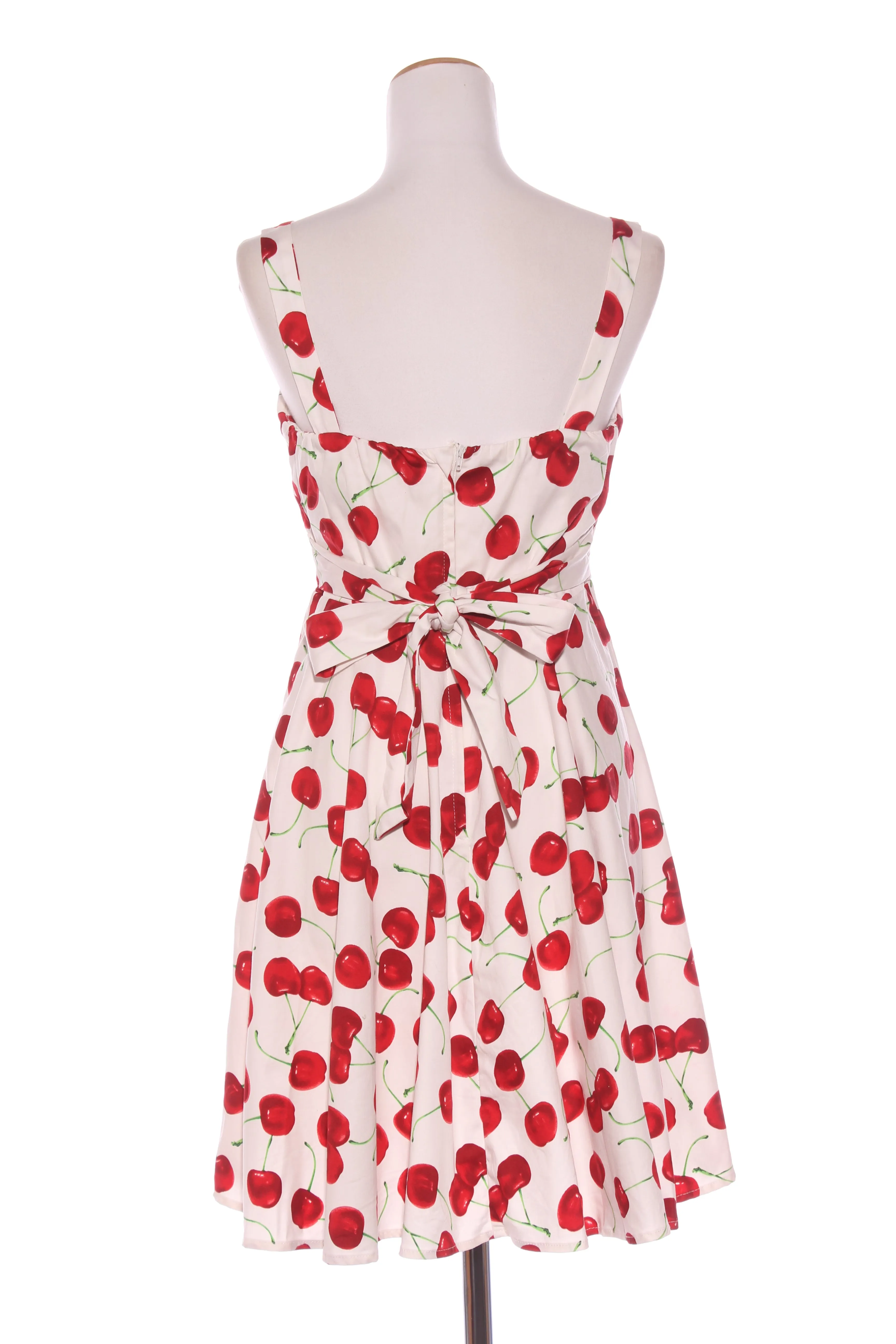IXIA (USA) Cherry print retro swing dress! 12