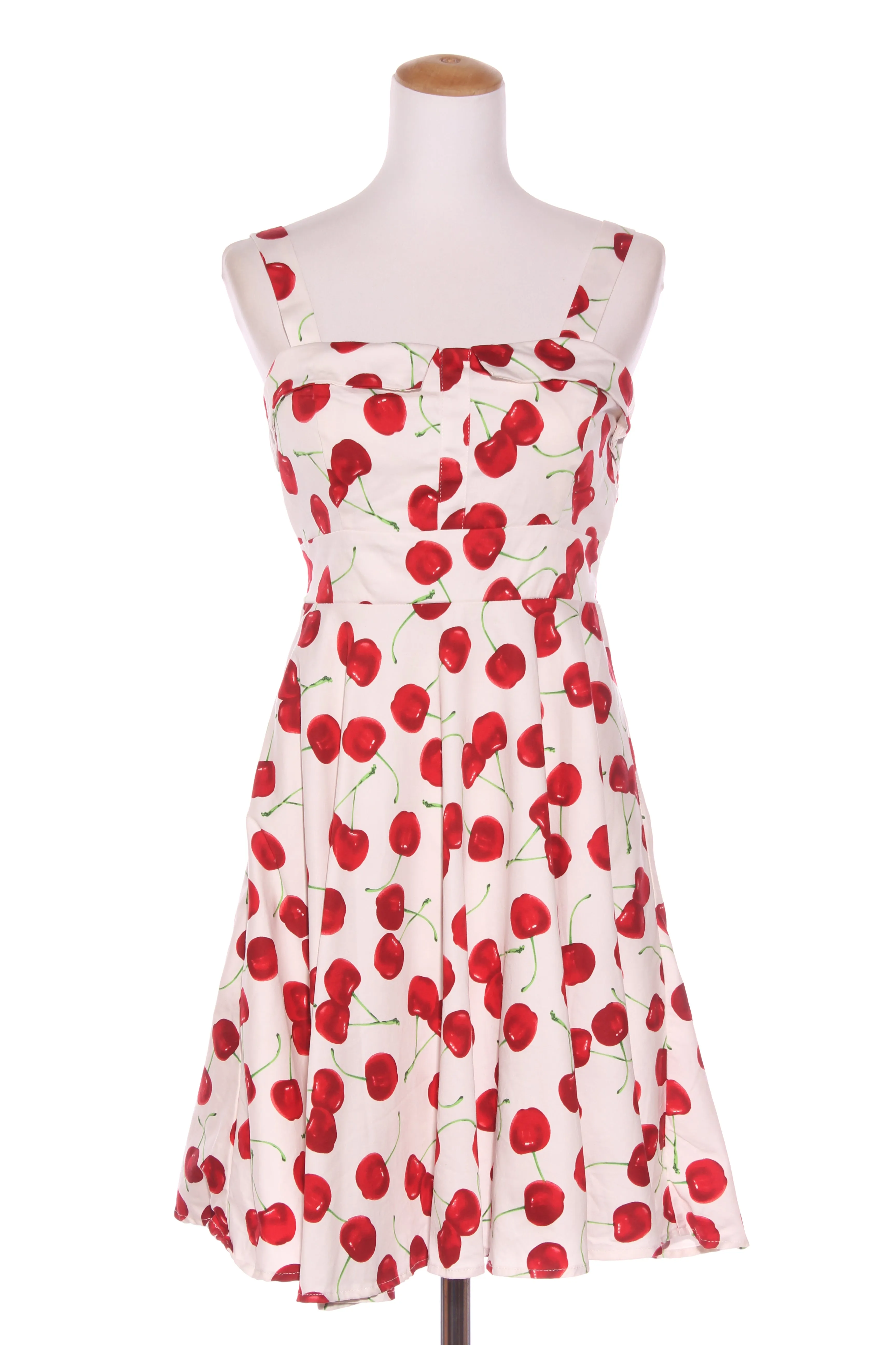 IXIA (USA) Cherry print retro swing dress! 12