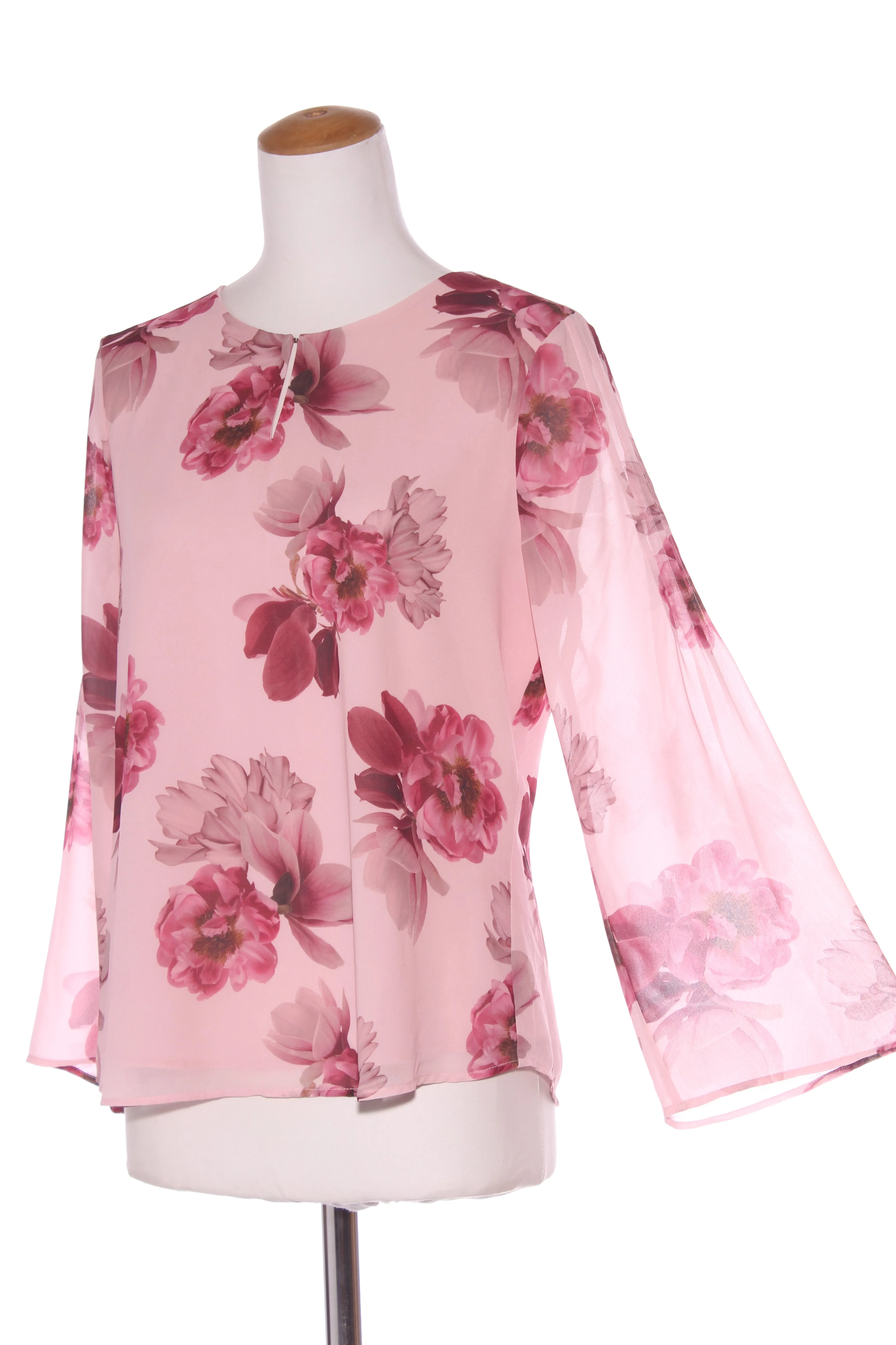 JACQUI.E - Pink lined floral top! 12
