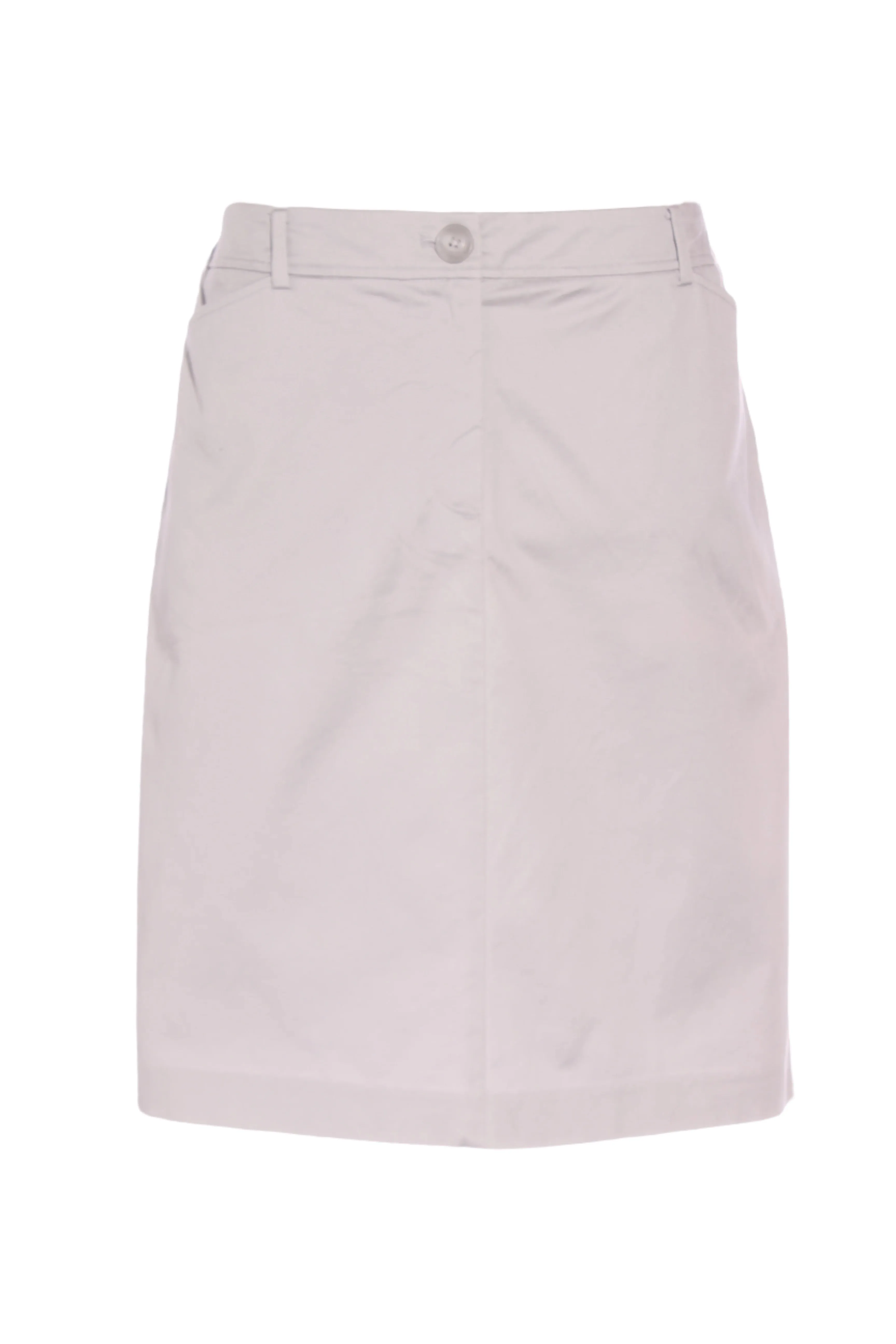 JACQUI.E - Stretch cotton pencil skirt - Dove grey! 16