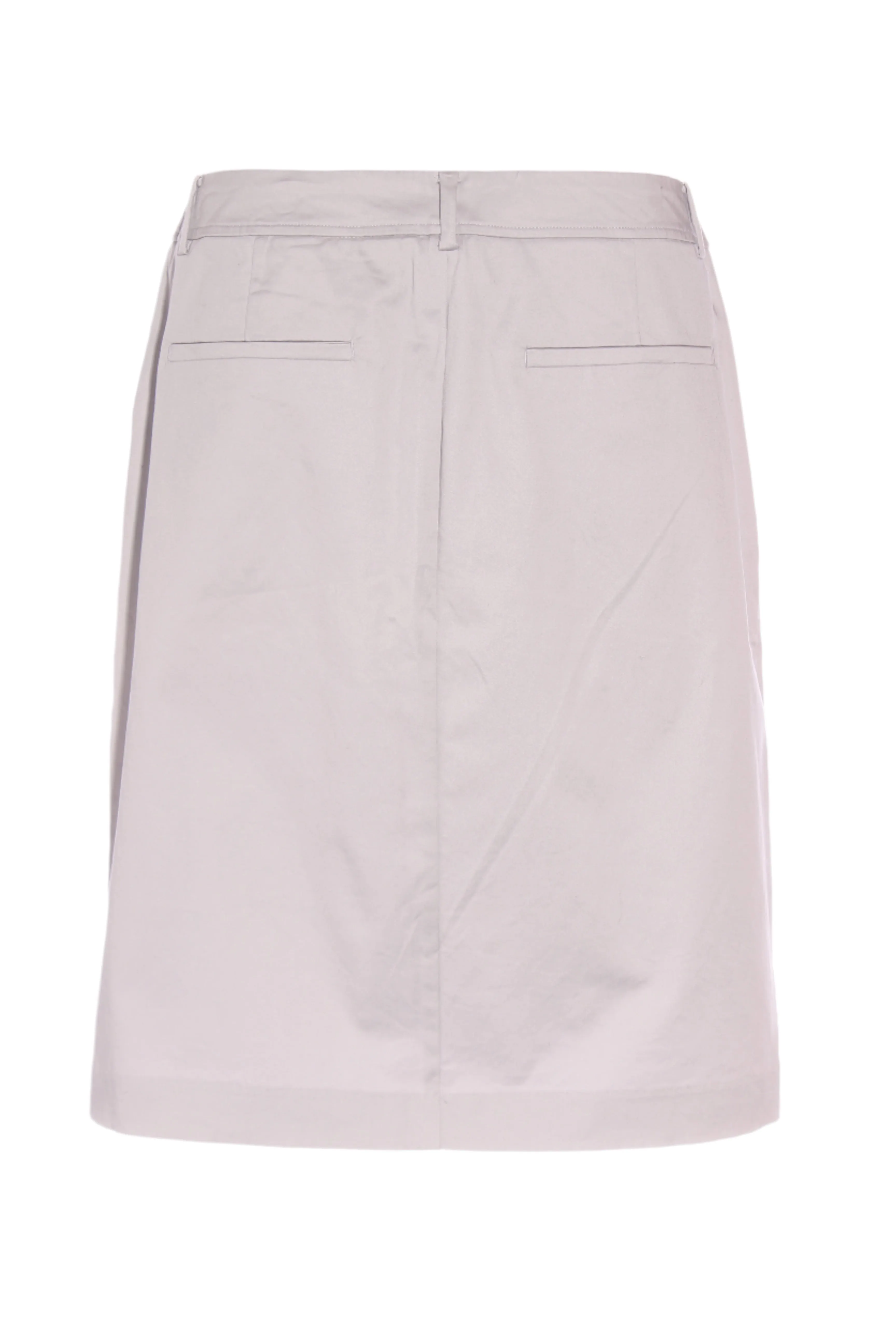 JACQUI.E - Stretch cotton pencil skirt - Dove grey! 16