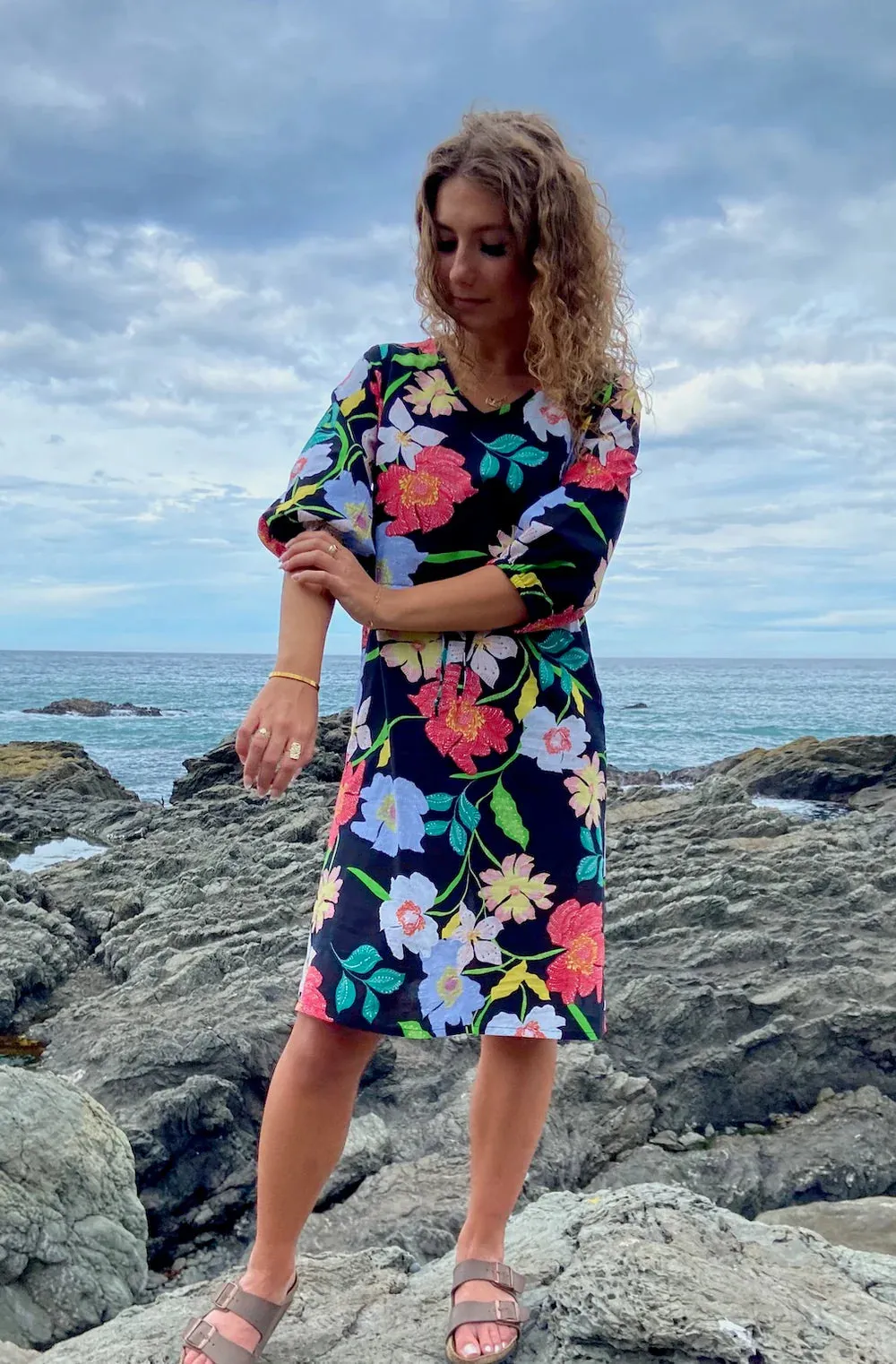 LOVE & GLORY (NZ)(BN) "Raquel" linen blend dress! 10
