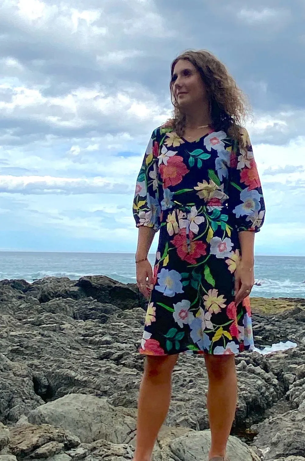LOVE & GLORY (NZ)(BN) "Raquel" linen blend dress! 10