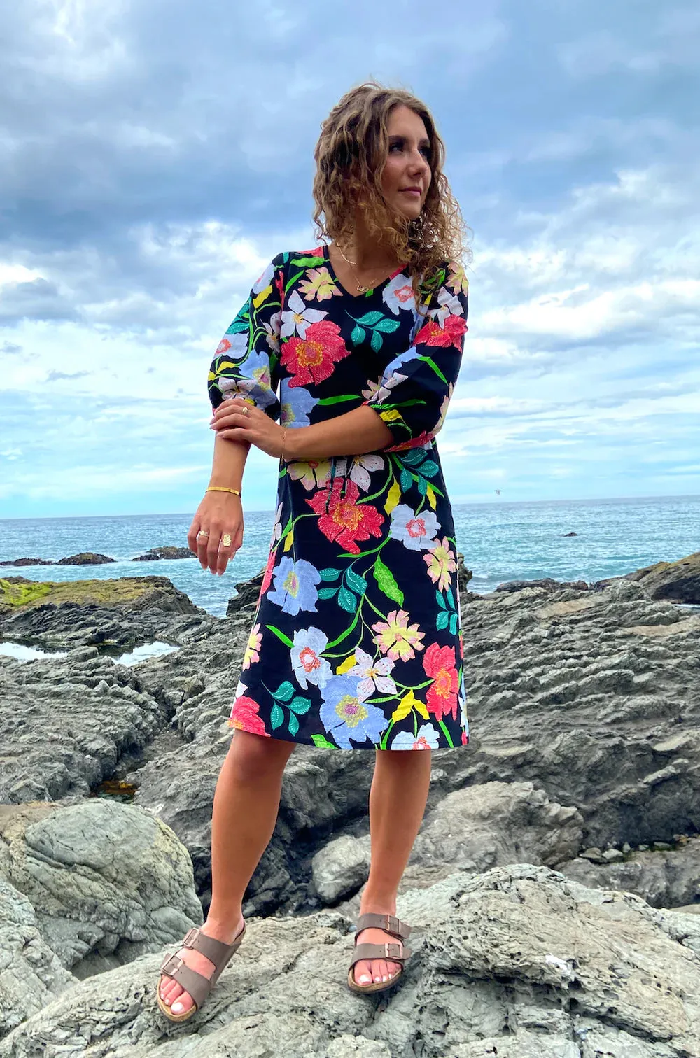 LOVE & GLORY (NZ)(BN) "Raquel" linen blend dress! 10
