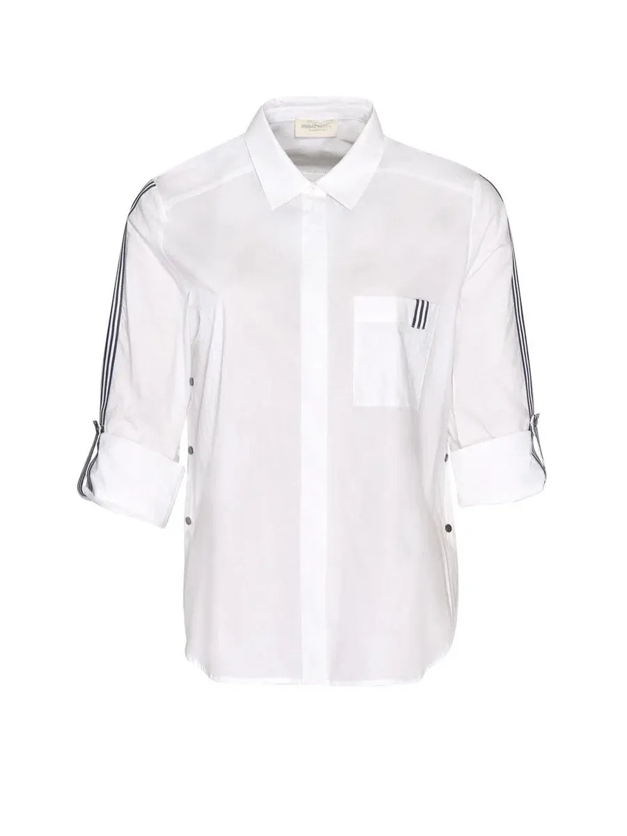 MADLY SWEETLY - Mixed media cotton shirt! 16
