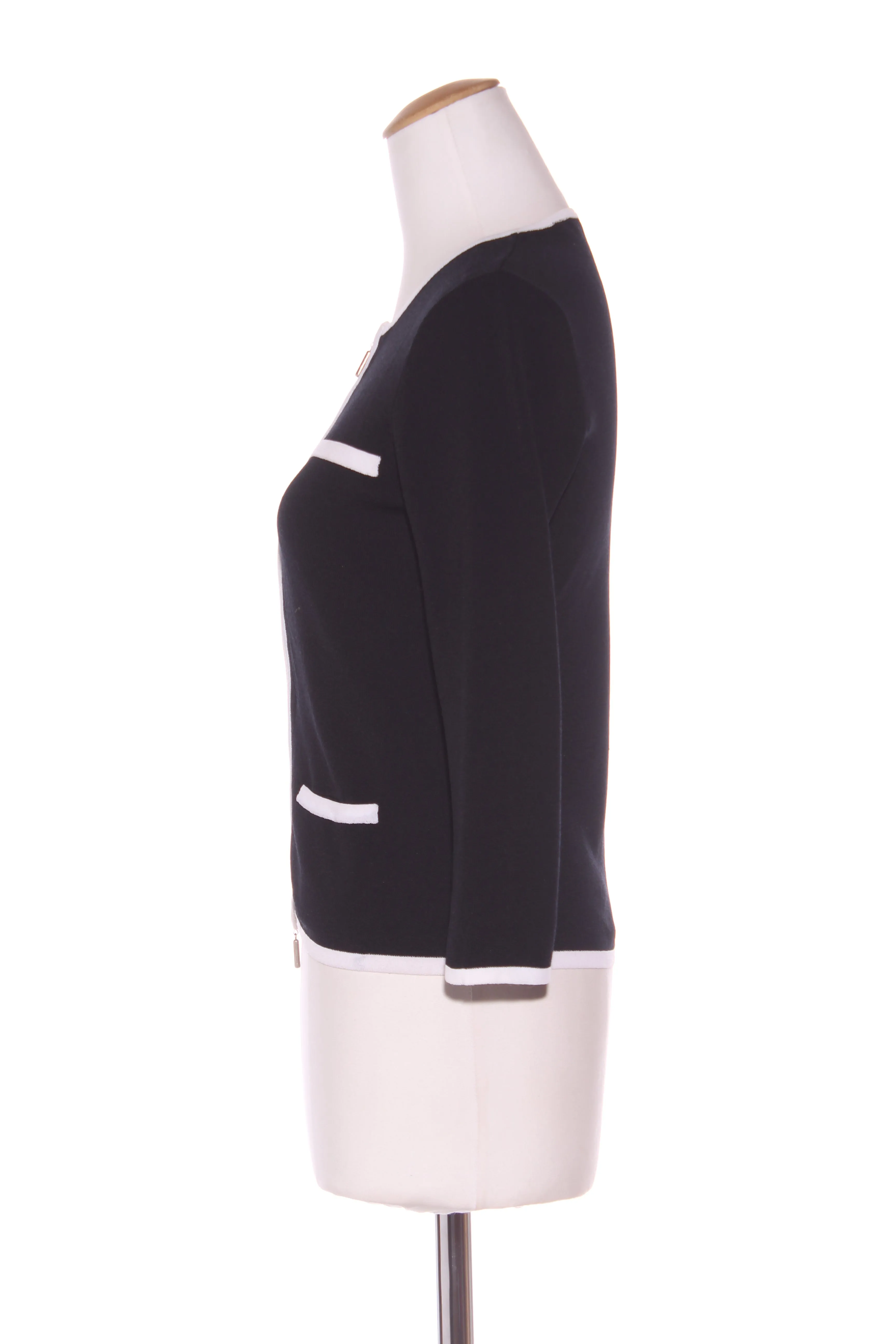 MARCO POLO - Monochrome knit jacket! 10