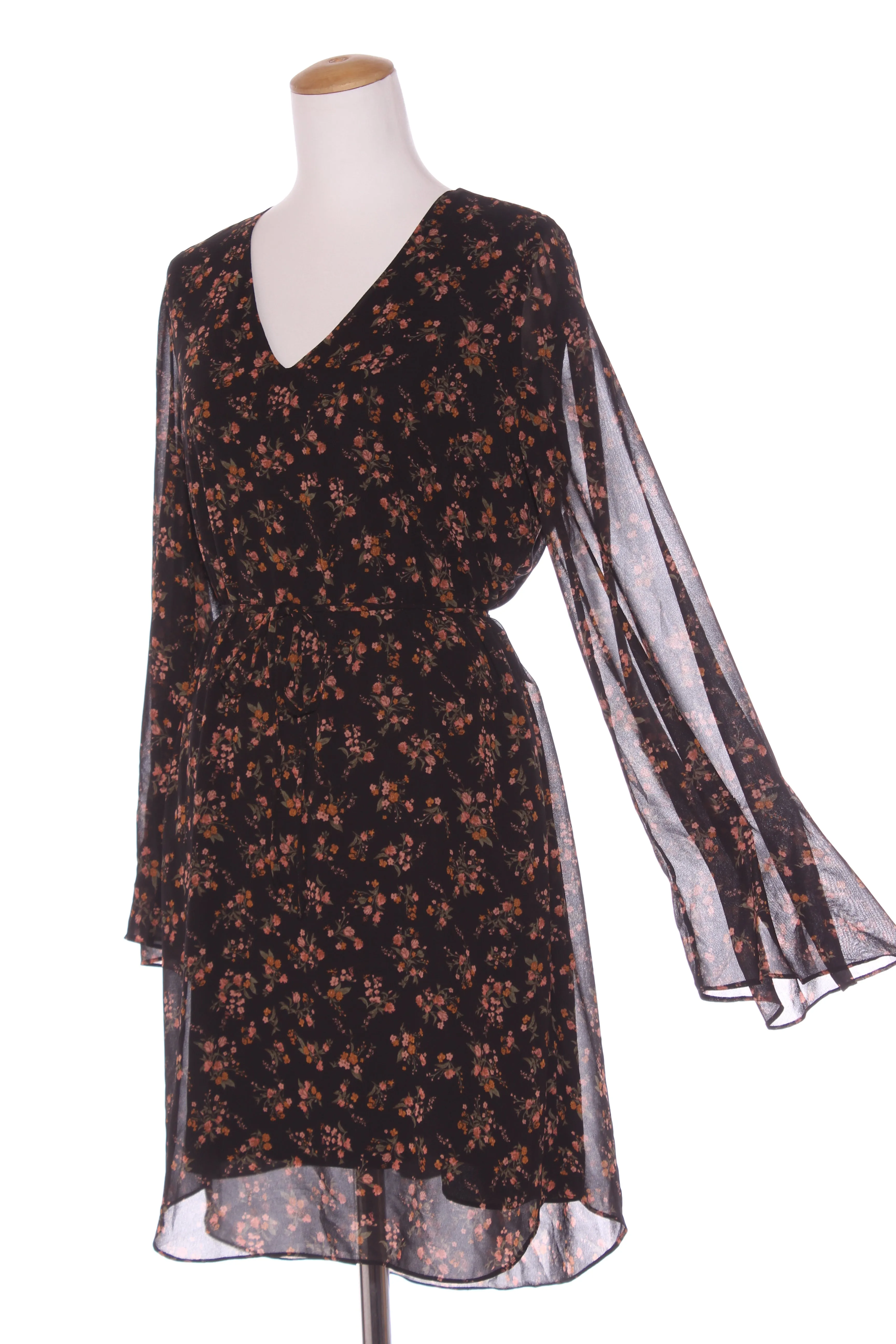 MAX - Autumnal floral pleat sleeve dress! 16