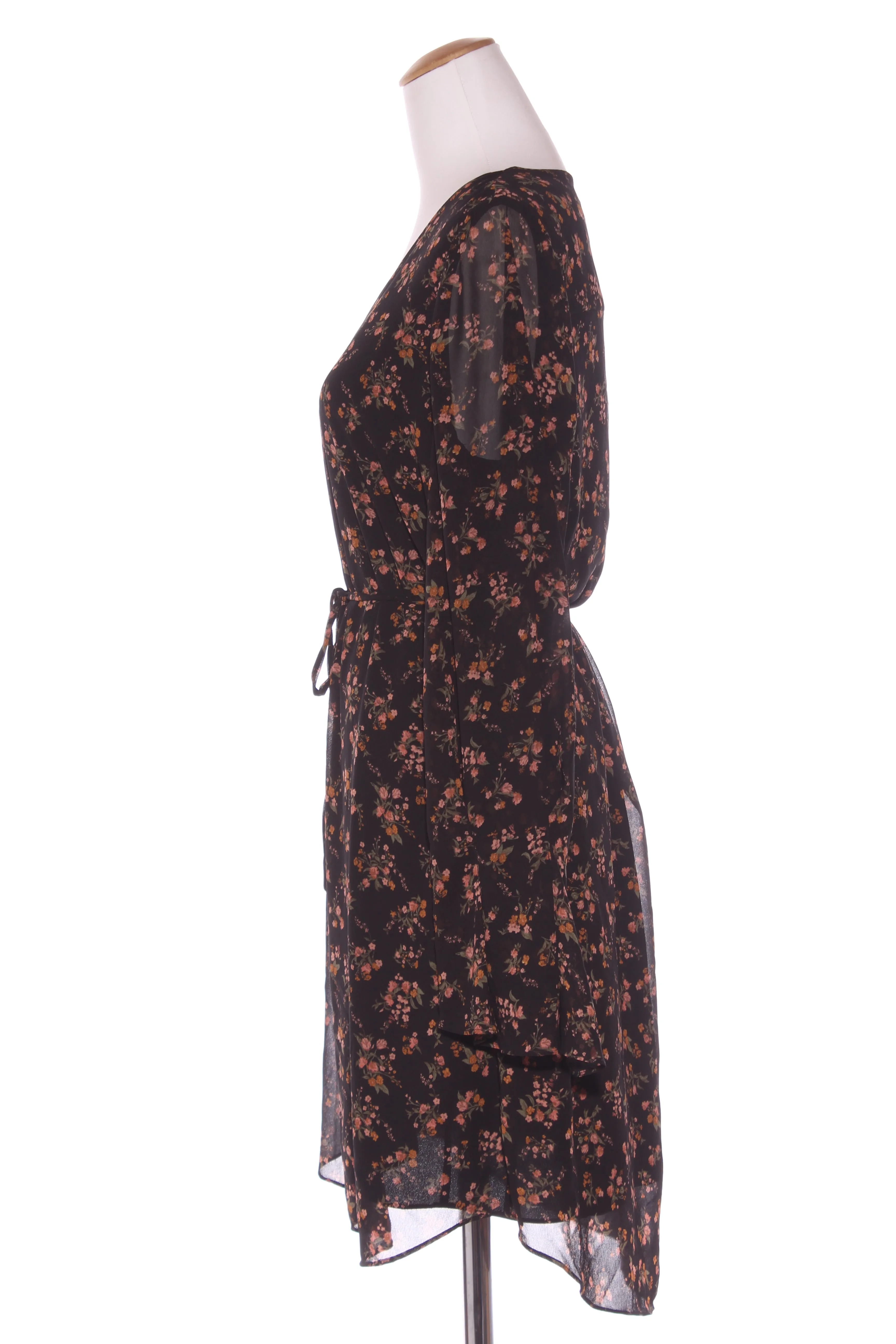 MAX - Autumnal floral pleat sleeve dress! 16