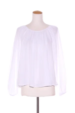MAX - Balloon sleeve organic cotton voile top! 10-12