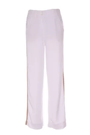 MAX - Tan stripe wide leg dress pant! 8