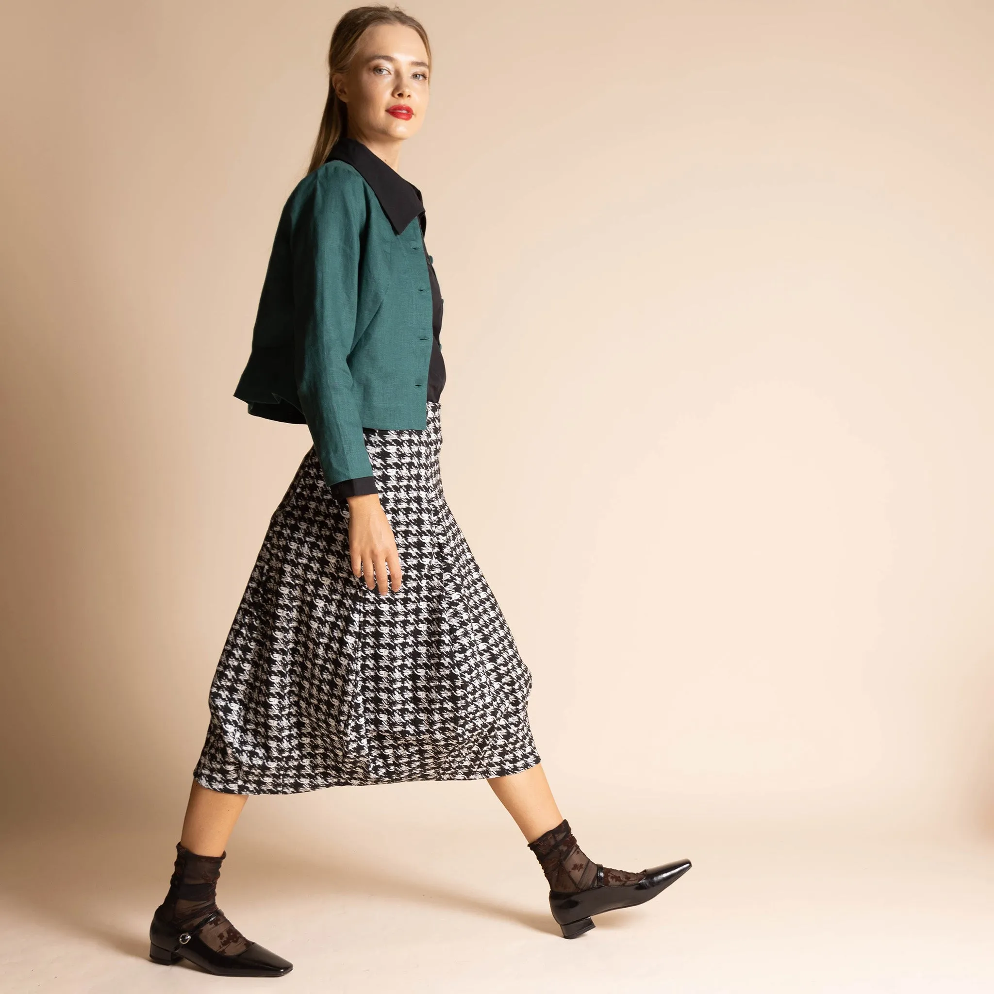 MEGAN SALMON - Houndstooth tulle tulip skirt! 22