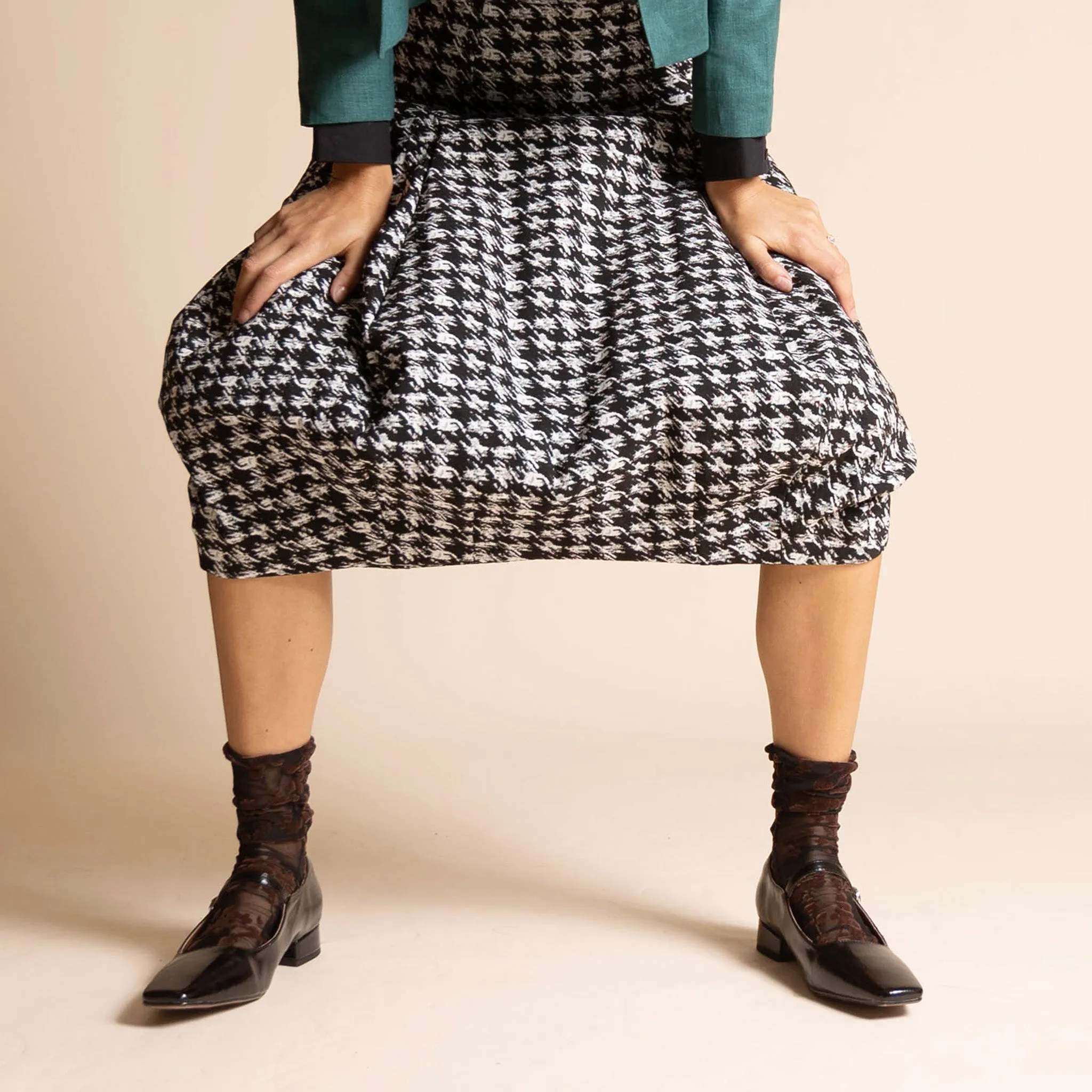 MEGAN SALMON - Houndstooth tulle tulip skirt! 22